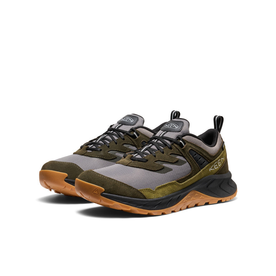 Men's Hightrail Waterproof Hiking Shoe  |  Steel Grey/Forest Night