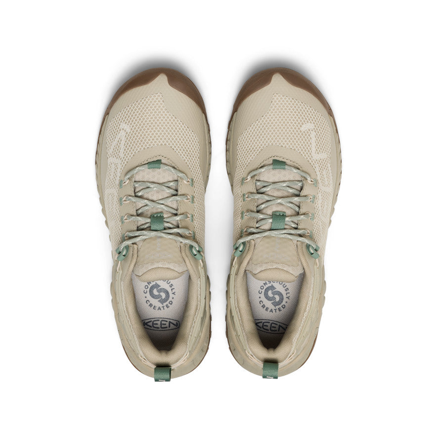 Women's NXIS EVO Waterproof Shoe  |  Abbey Stone/Iceberg Green