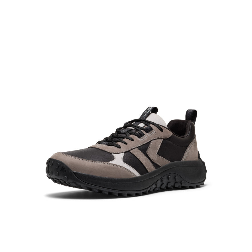 Men's KS86 Leather Sneaker  |  Black/Steel Grey