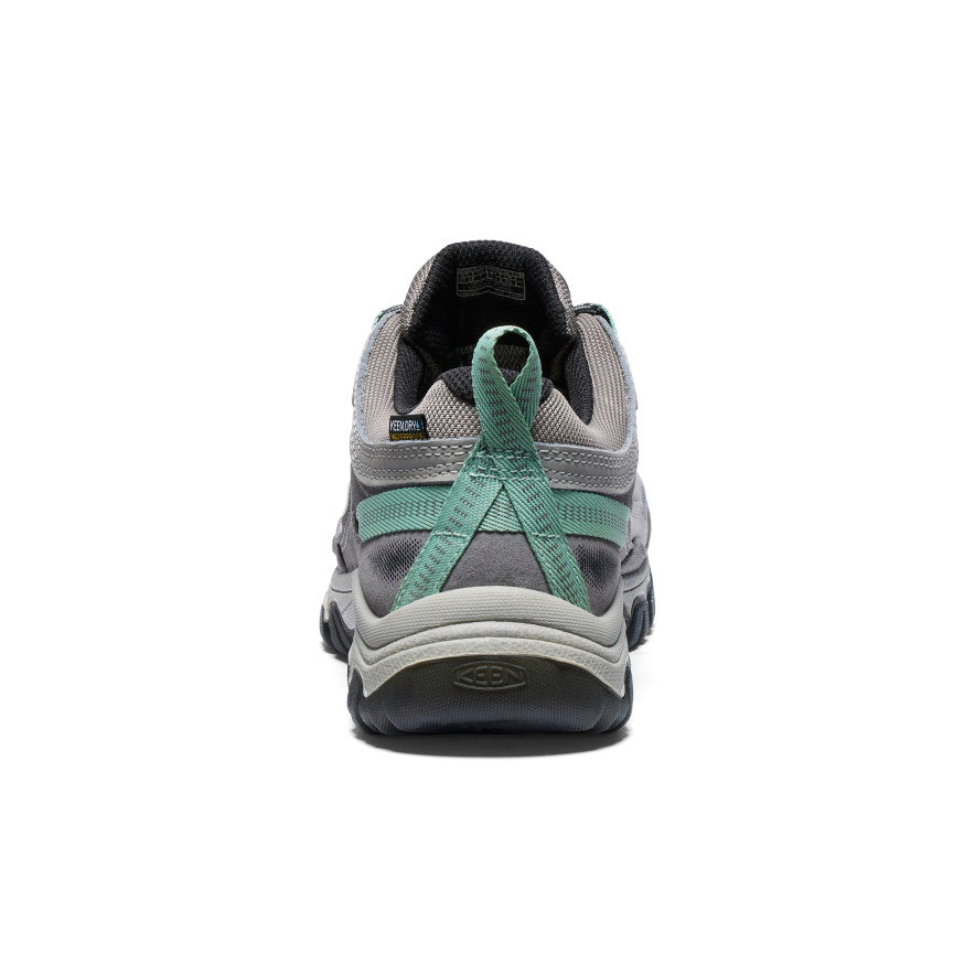 Women's Targhee IV Wide Waterproof Hiking Shoe  |  Alloy/Granite Green