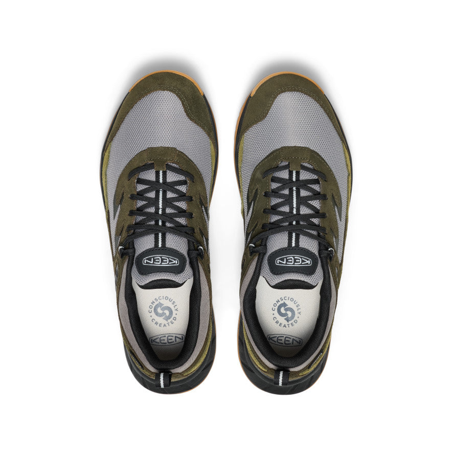 Men's Hightrail Waterproof Hiking Shoe  |  Steel Grey/Forest Night