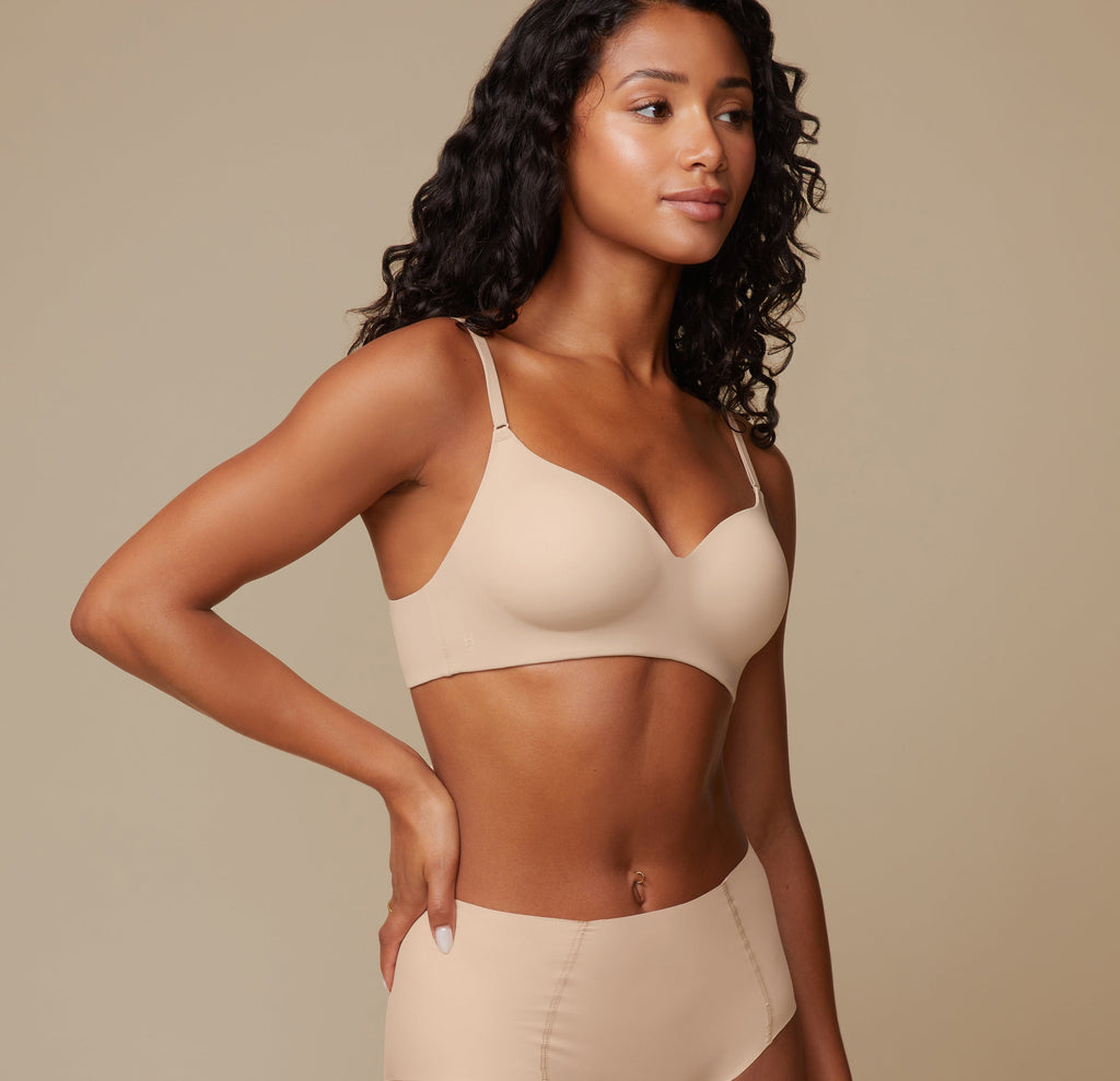 Base Wirefree T-Shirt Bra - Beige