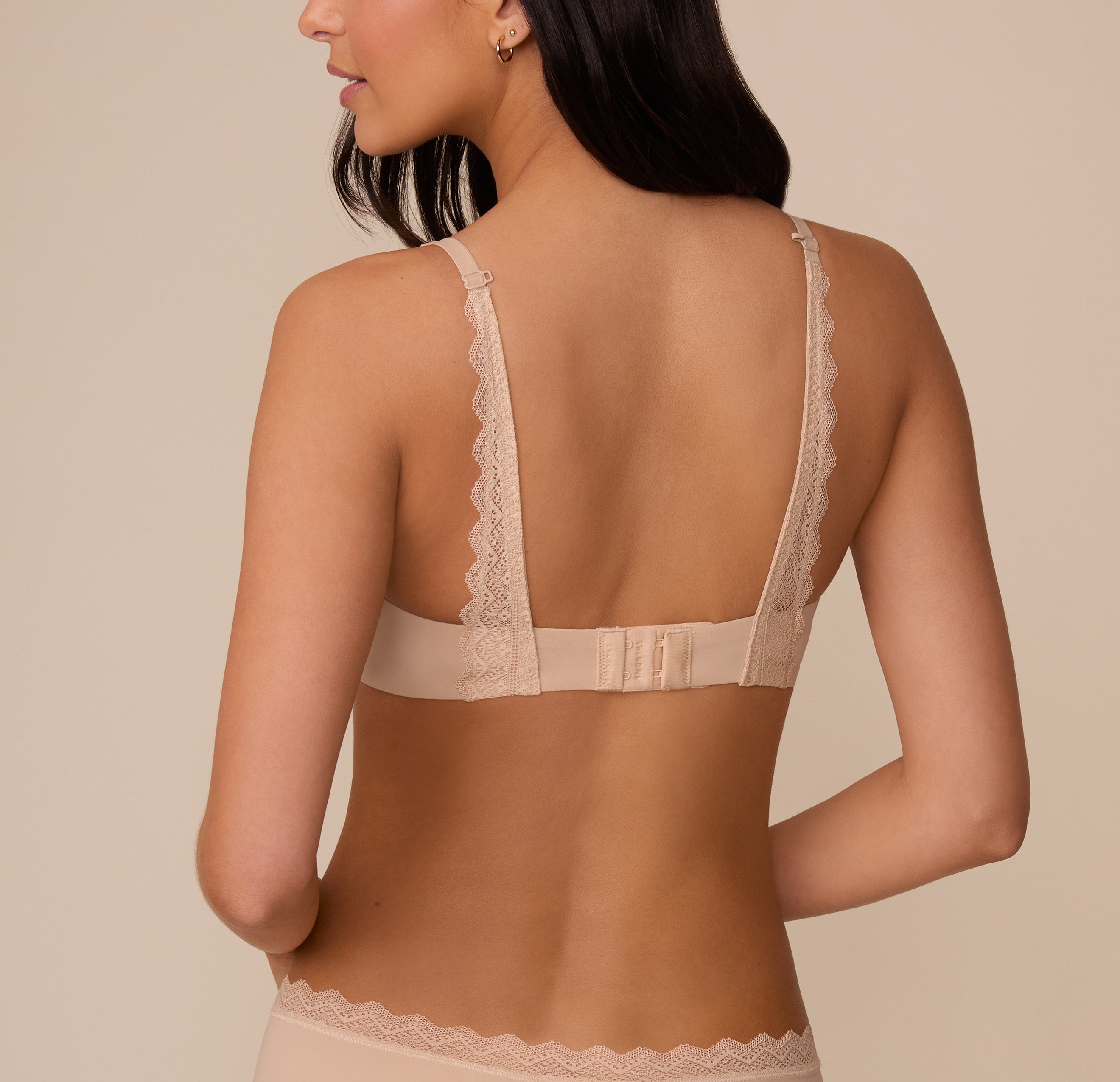 Base Lace T-Shirt Bra - Beige