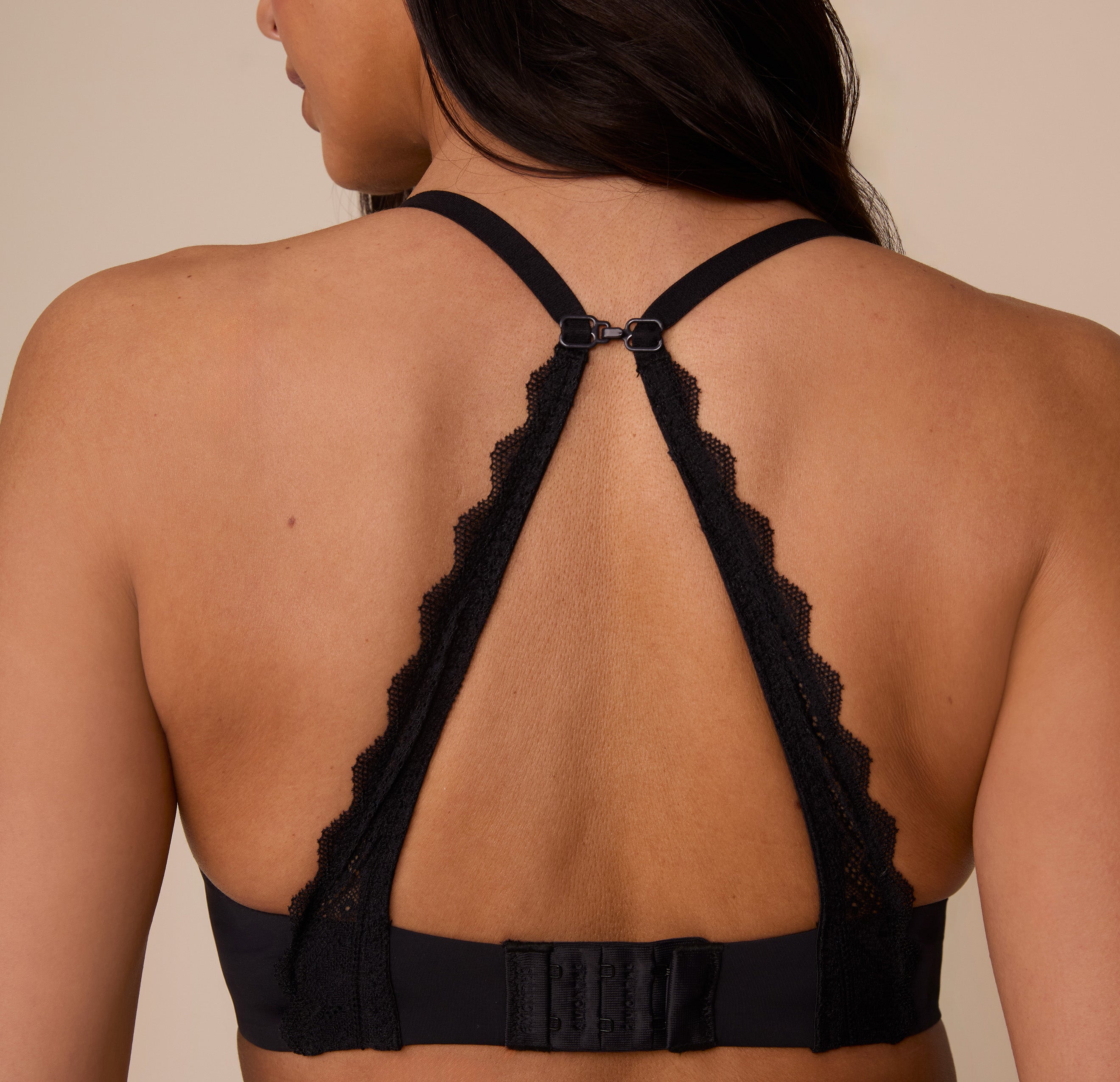 Base Lace T-Shirt Bra - Black