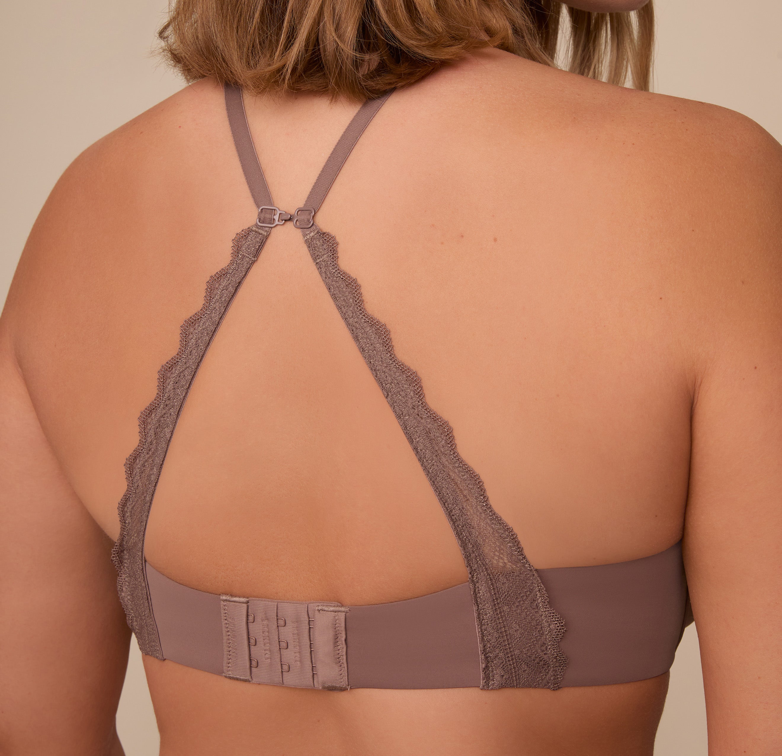 Base Lace T-Shirt Bra - Mauve