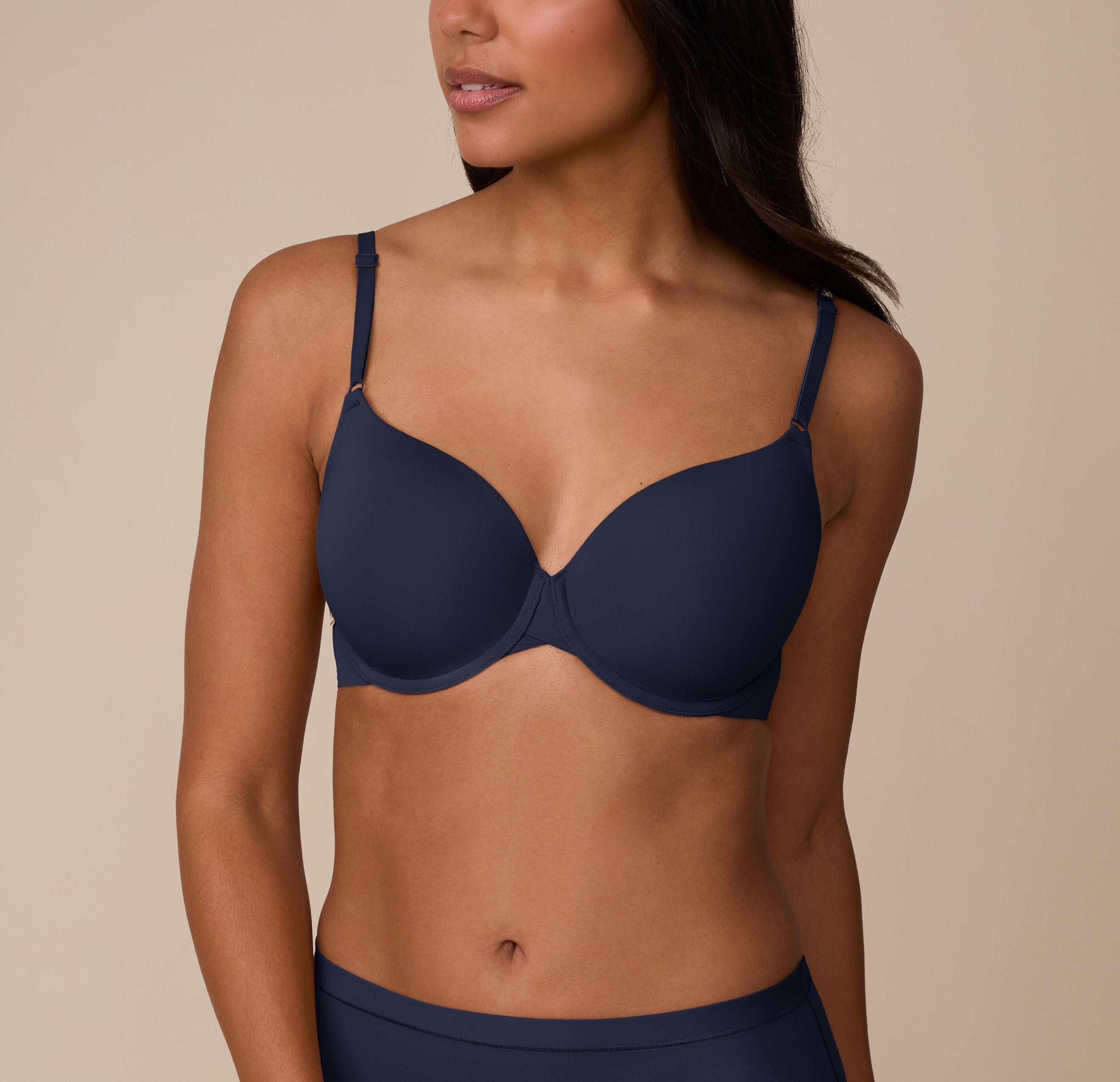 Base T-Shirt Bra - True Blue