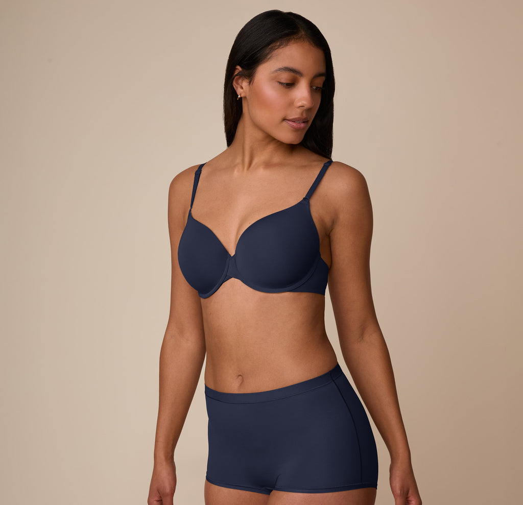 Base T-Shirt Bra - True Blue