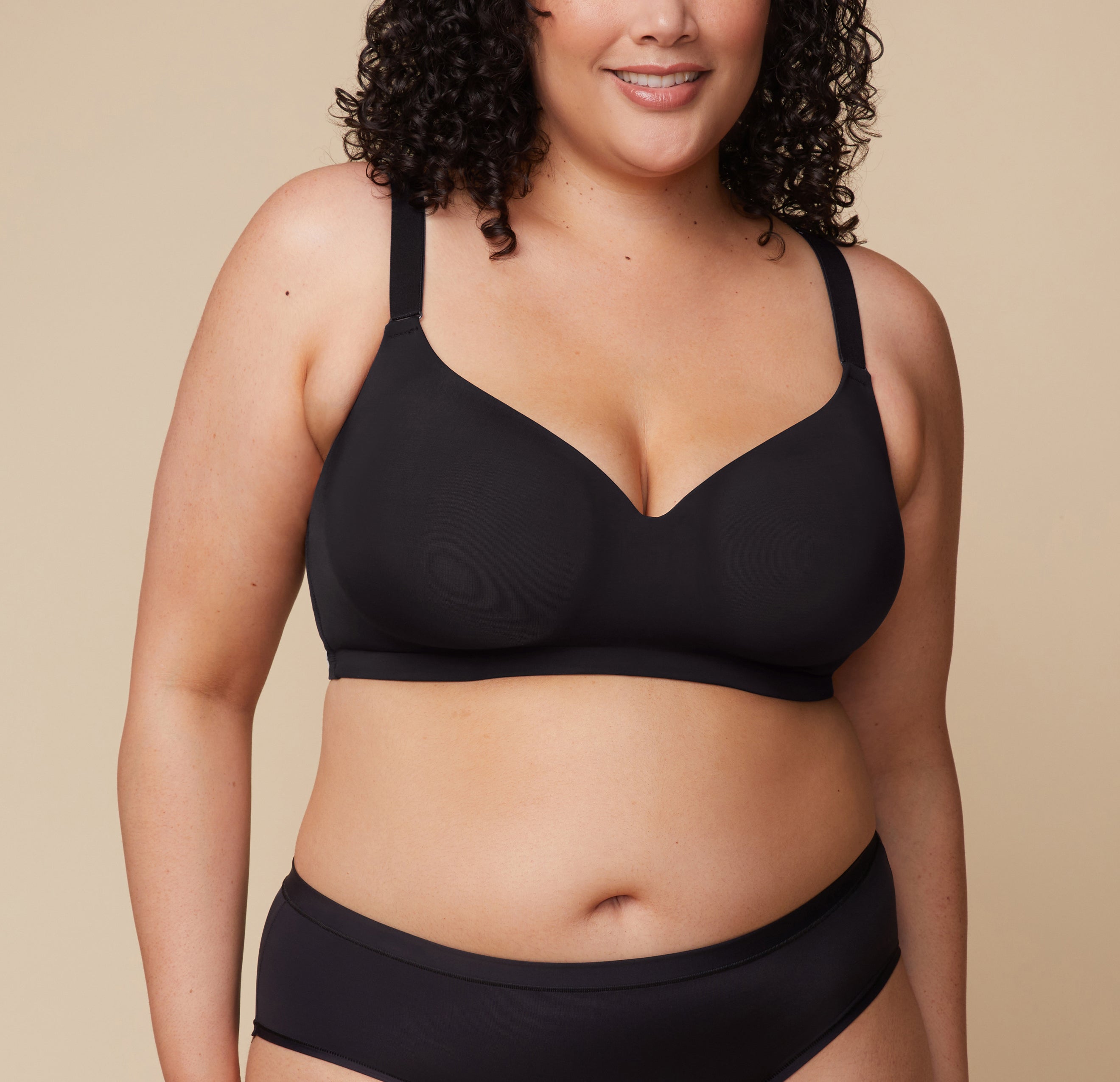 Base Wirefree T-Shirt Bra - Black