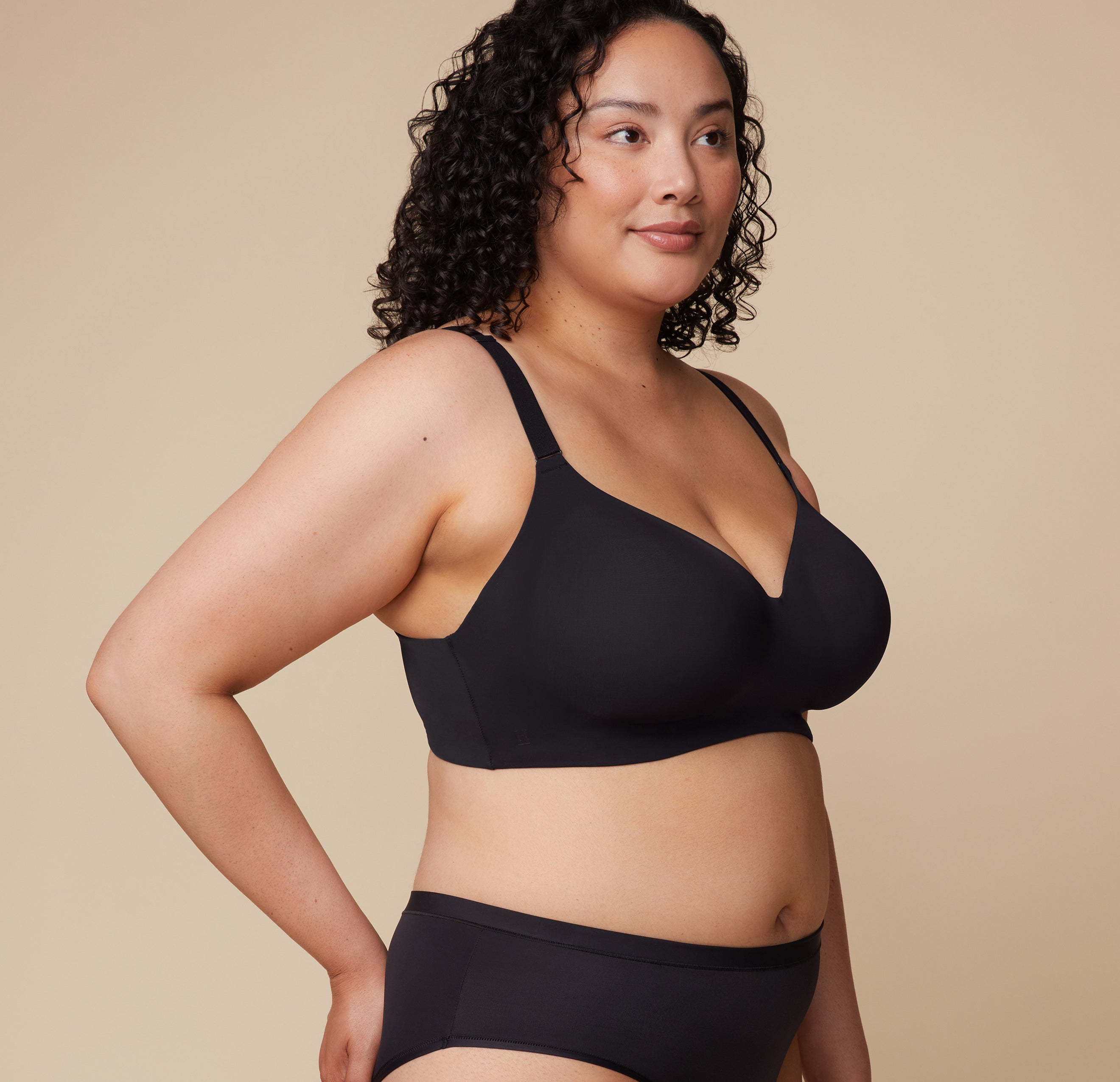 Base Wirefree T-Shirt Bra - Black