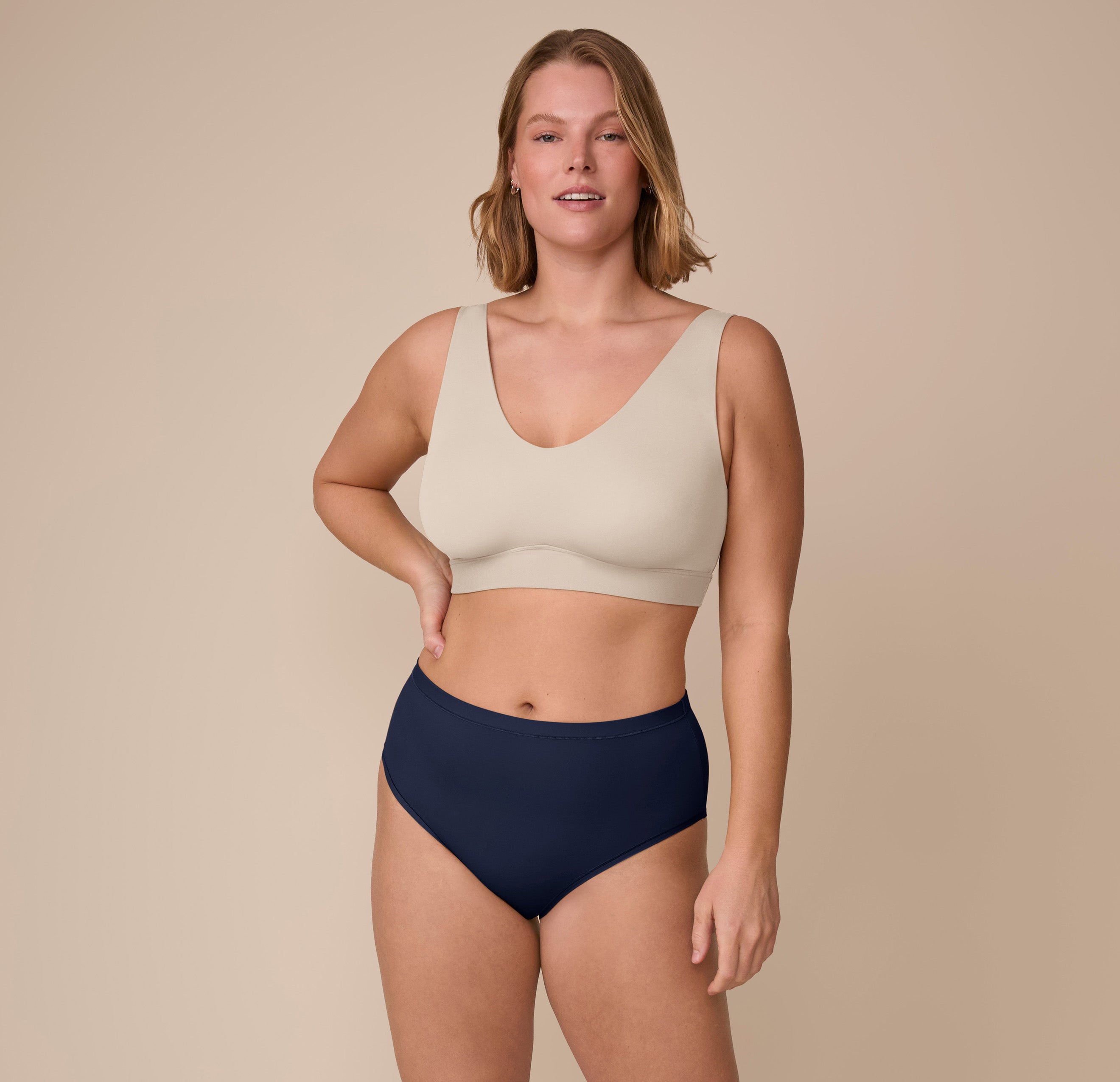 Bliss Highwaist Brief - True Blue