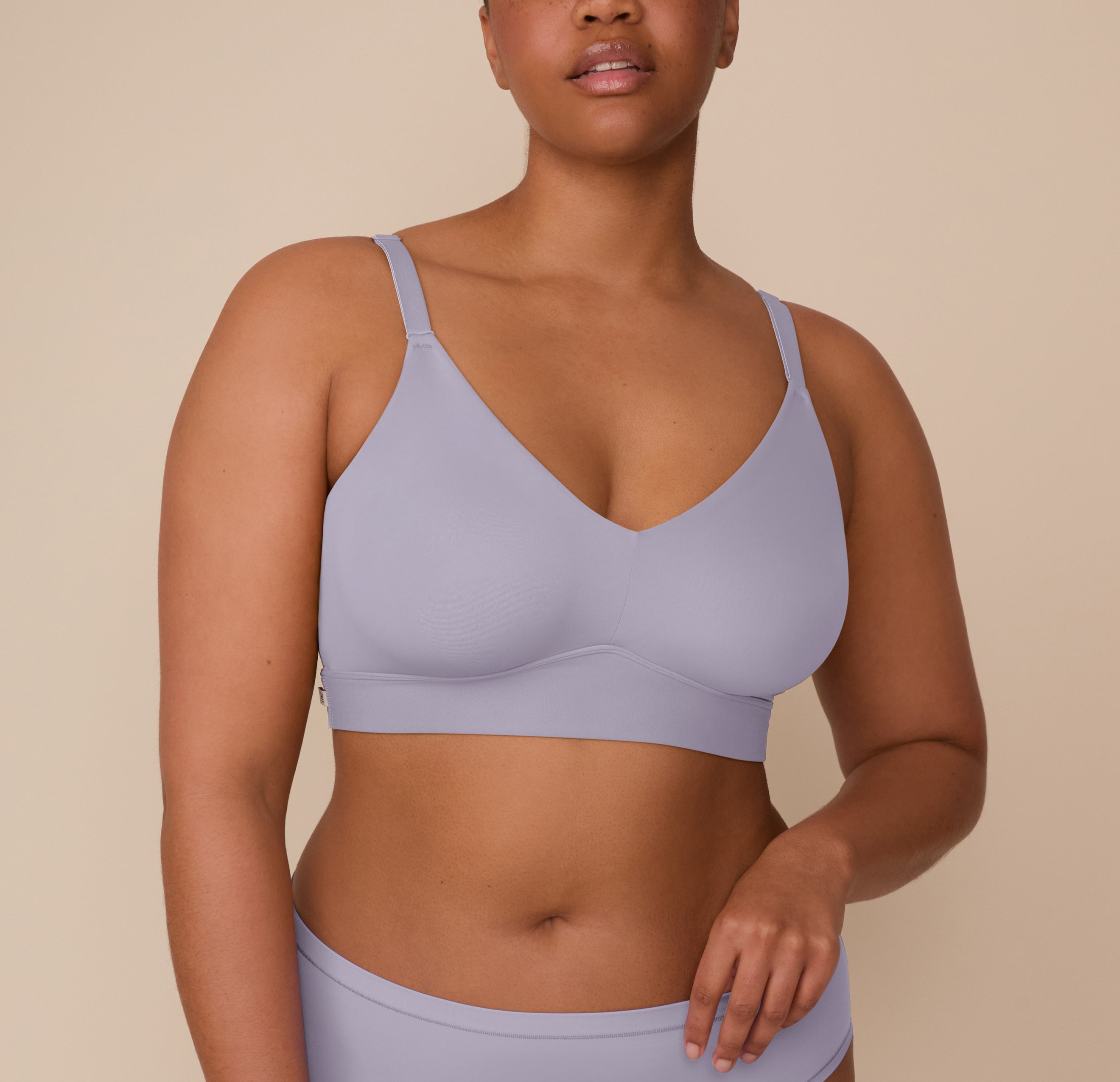 Bliss Triangle Bralette - Violet
