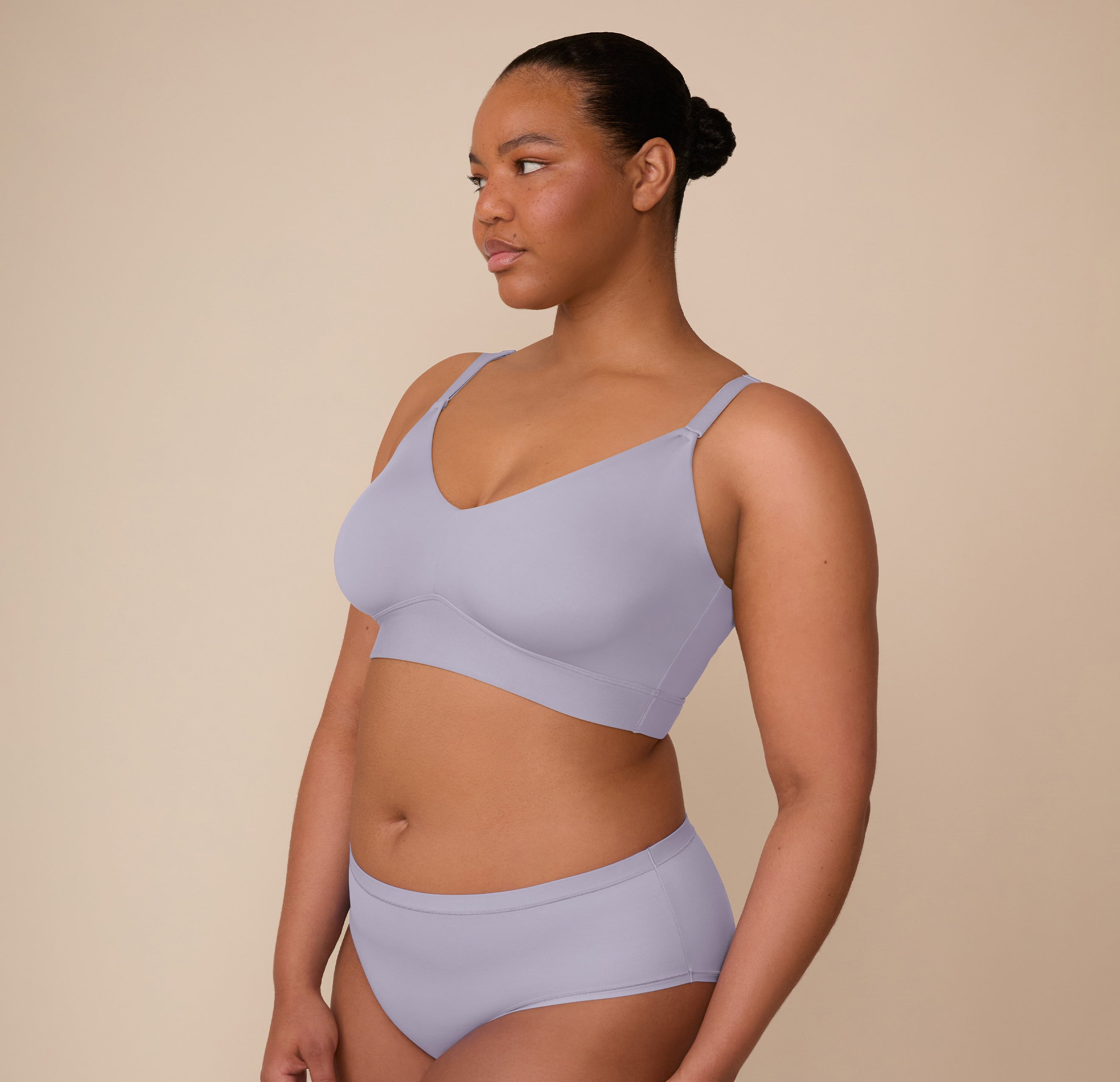 Bliss Triangle Bralette - Violet