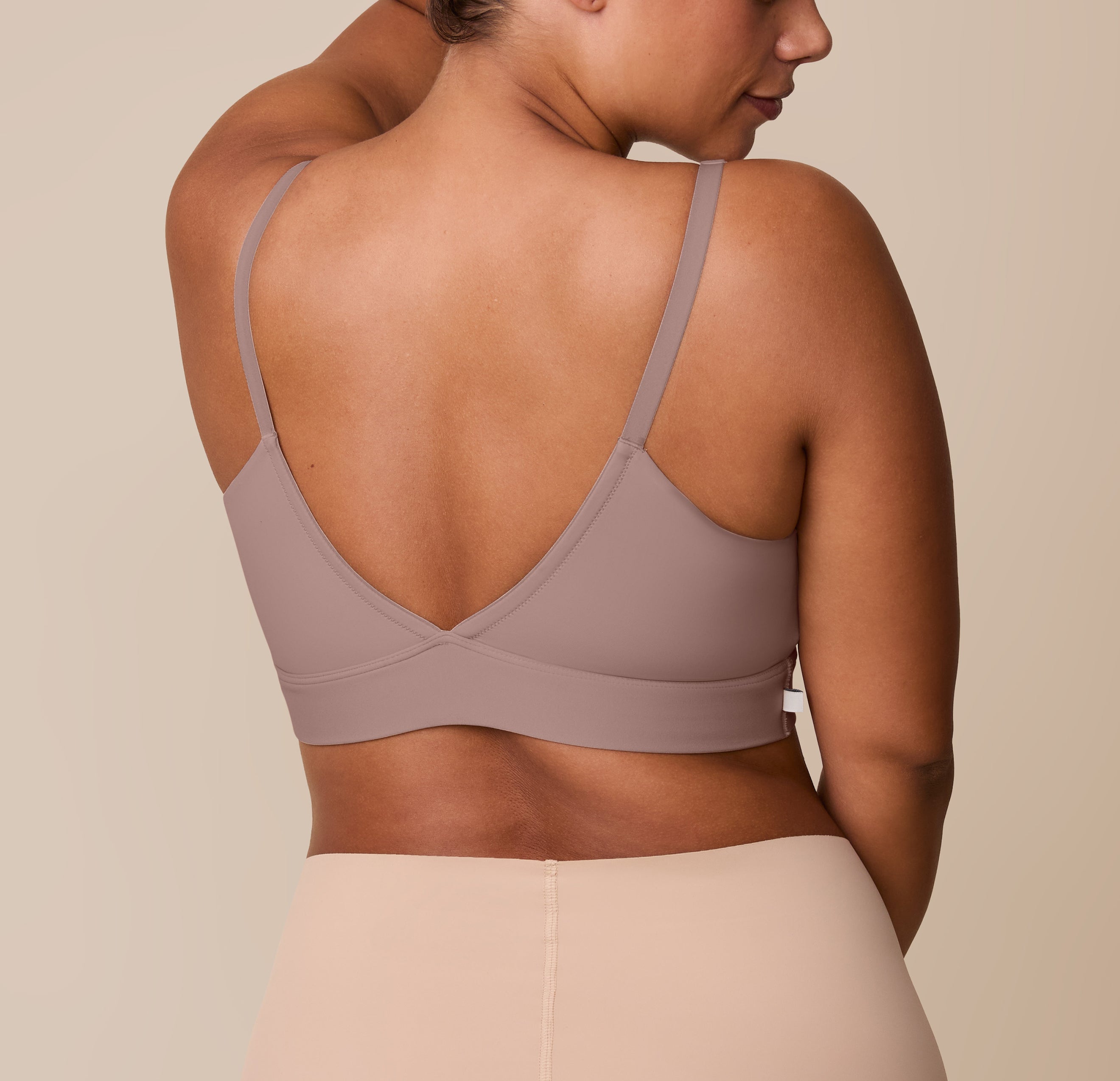 Bliss Triangle Bralette - Mauve