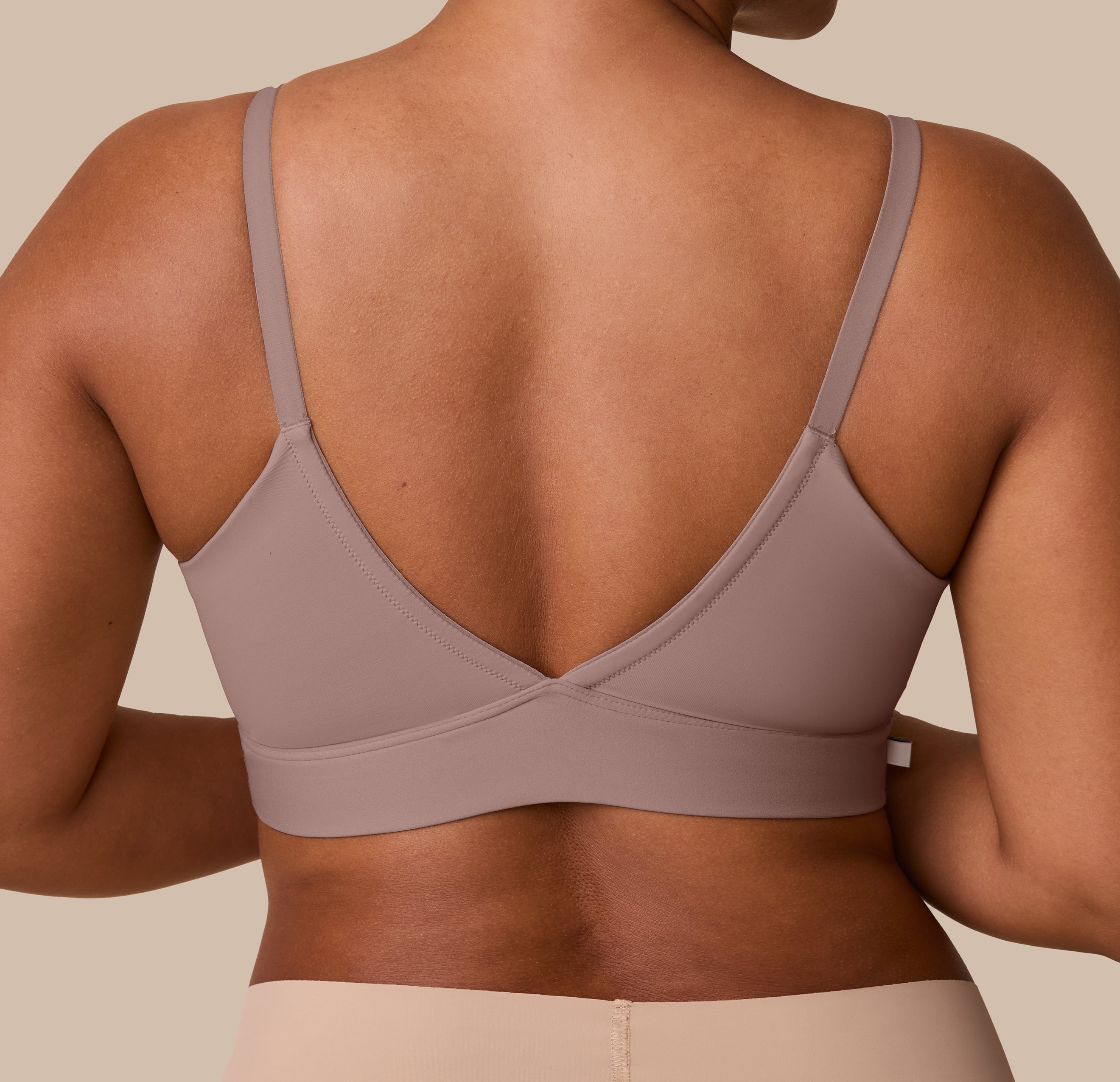 Bliss Triangle Bralette - Mauve