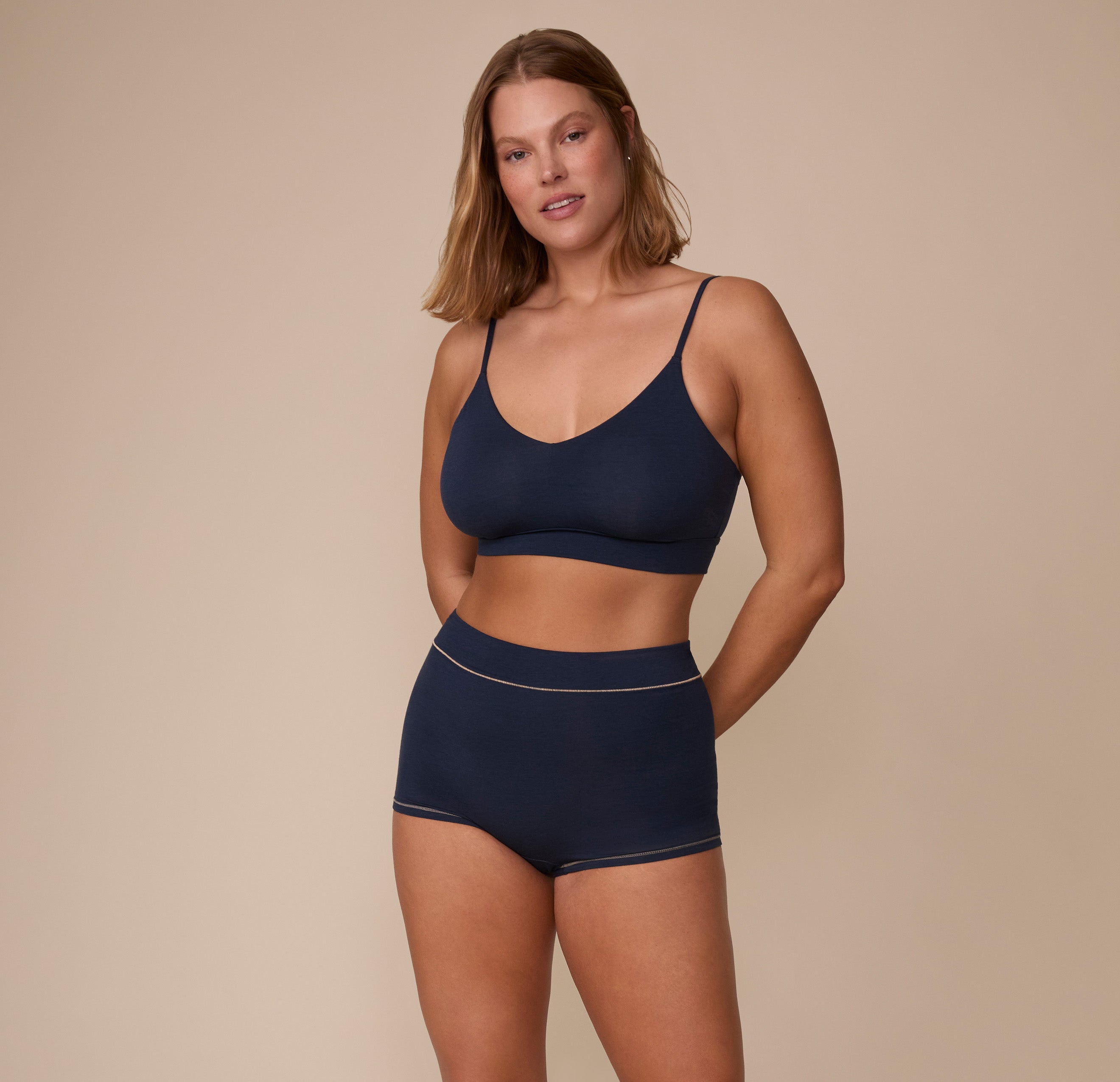 Cloud Cotton Highwaist Boyshort - Midnight