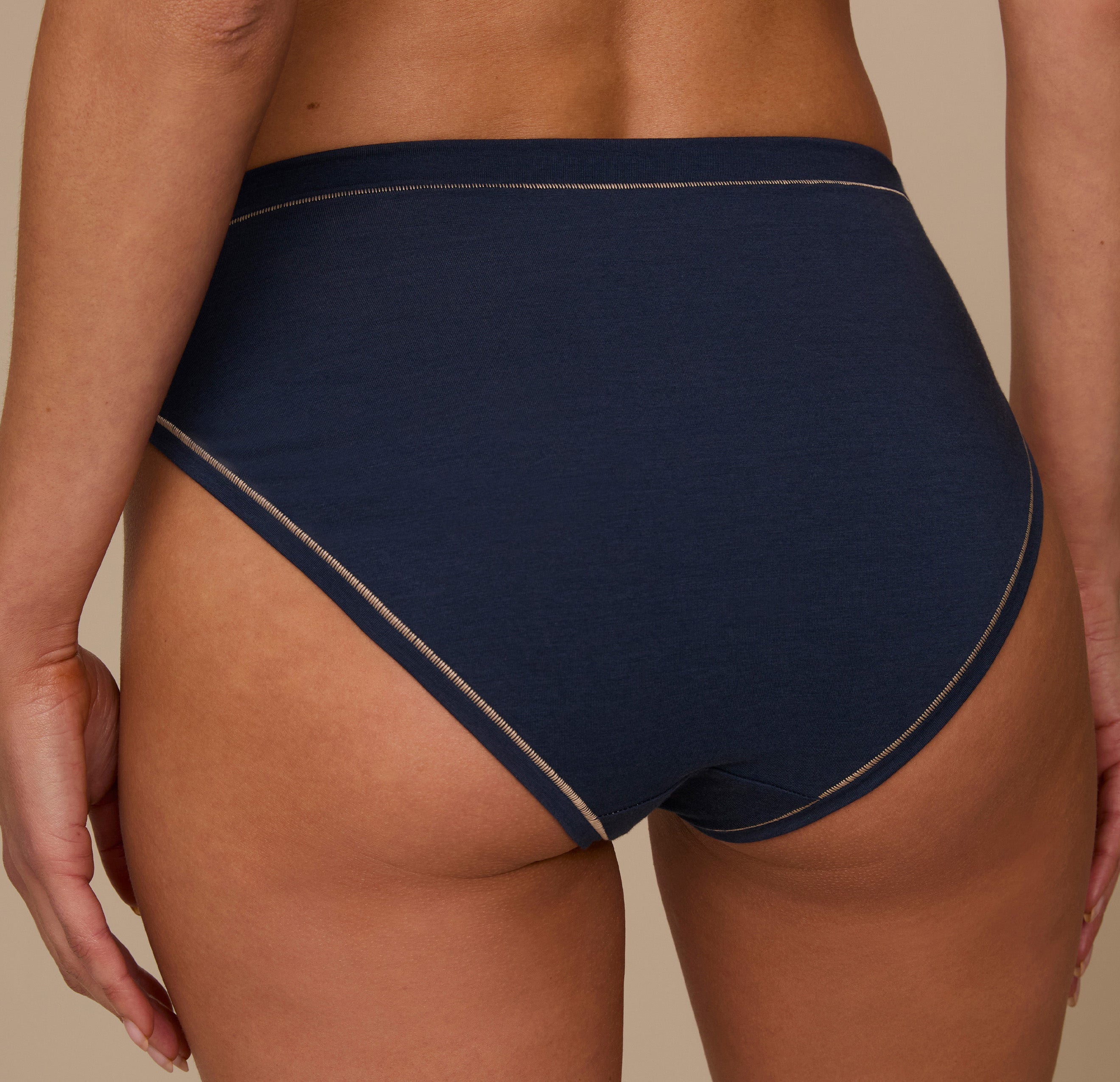 Cloud Cotton French Cut Brief - Midnight