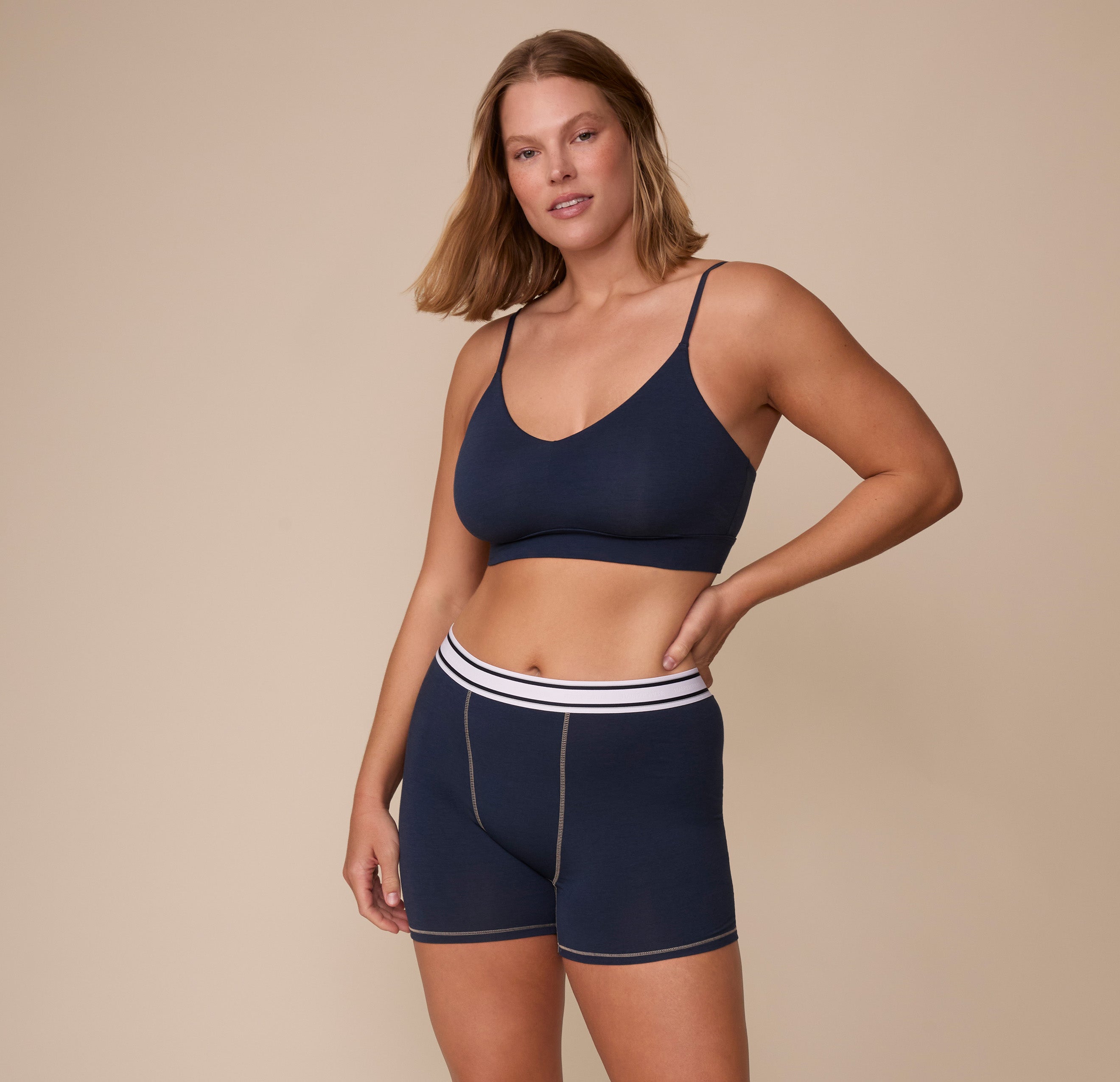 Cloud Cotton Retro Boxer Brief - Midnight