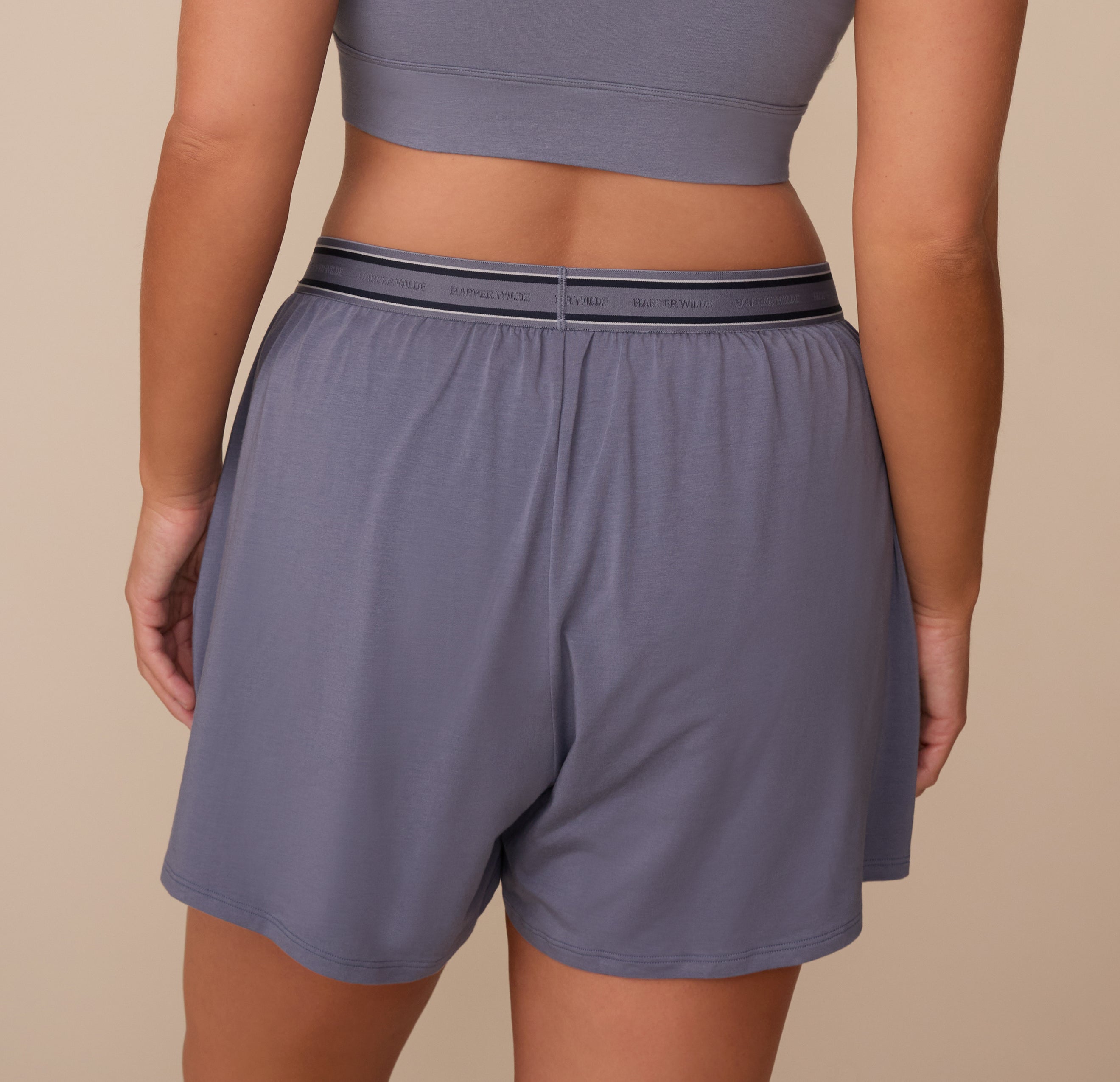Cloud Cotton Pajama Shorts - Slate