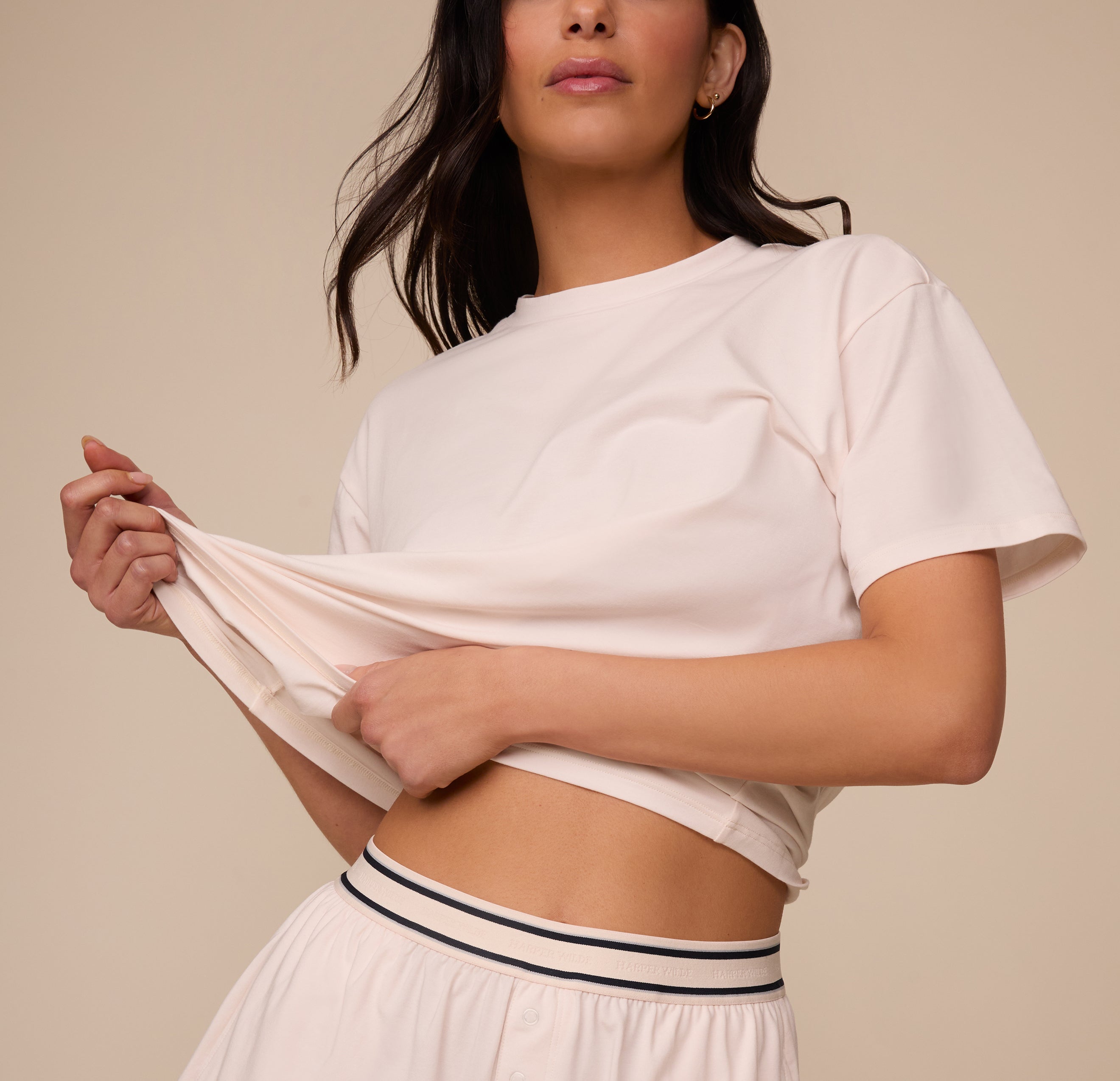 Cloud Cotton Pajama Shirt - Quartz