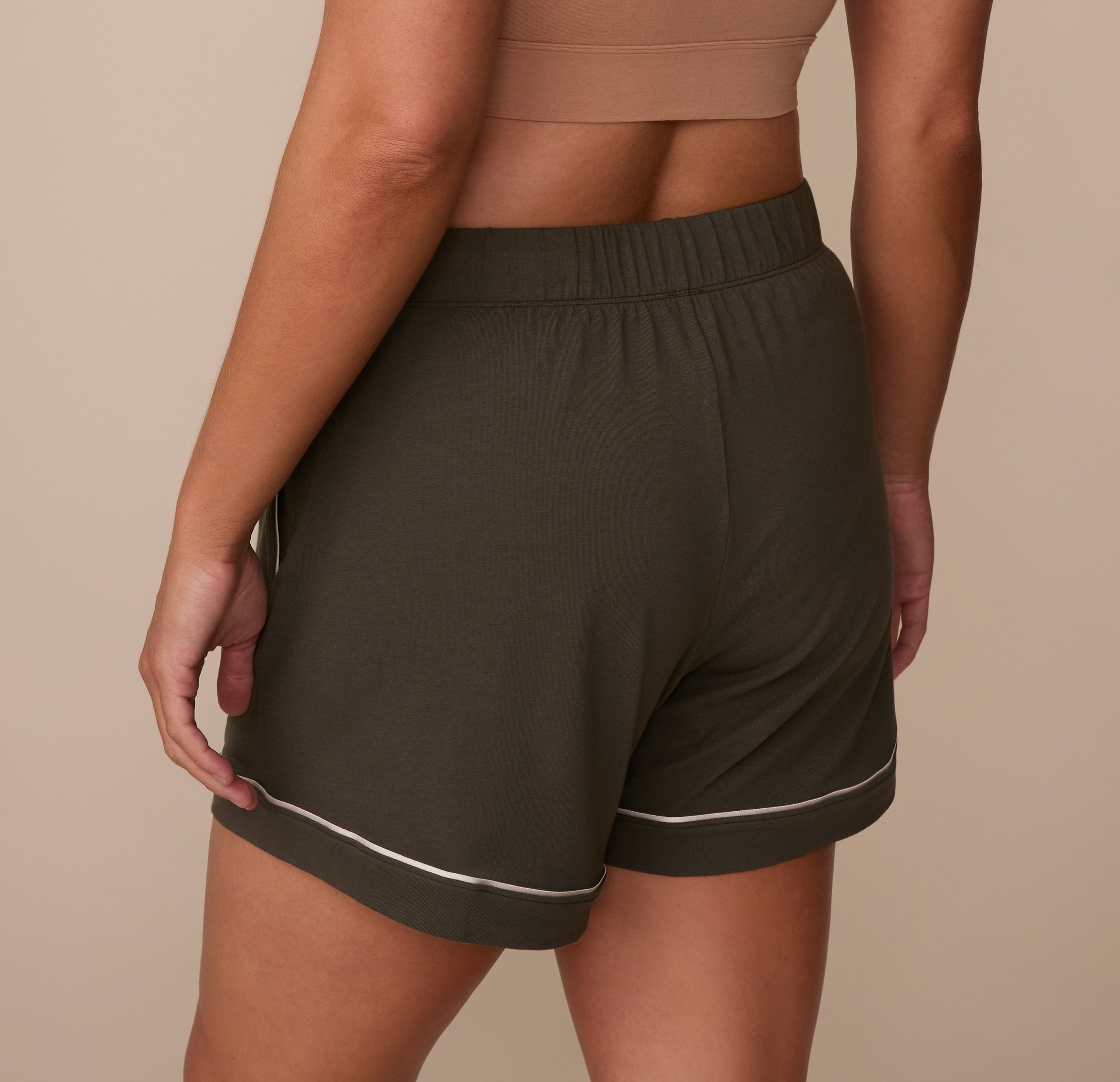 Perfect Pima Pajama Shorts - Olive