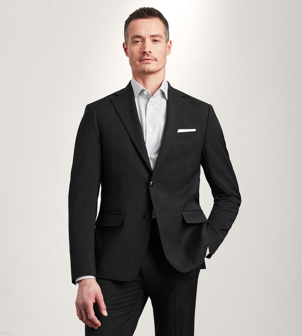 Slim Fit Black Neat Suit