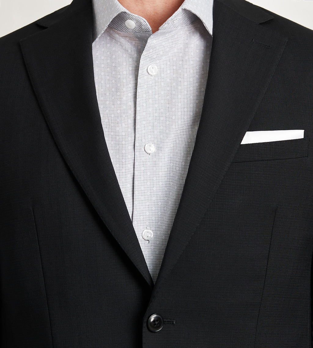 Slim Fit Black Neat Suit