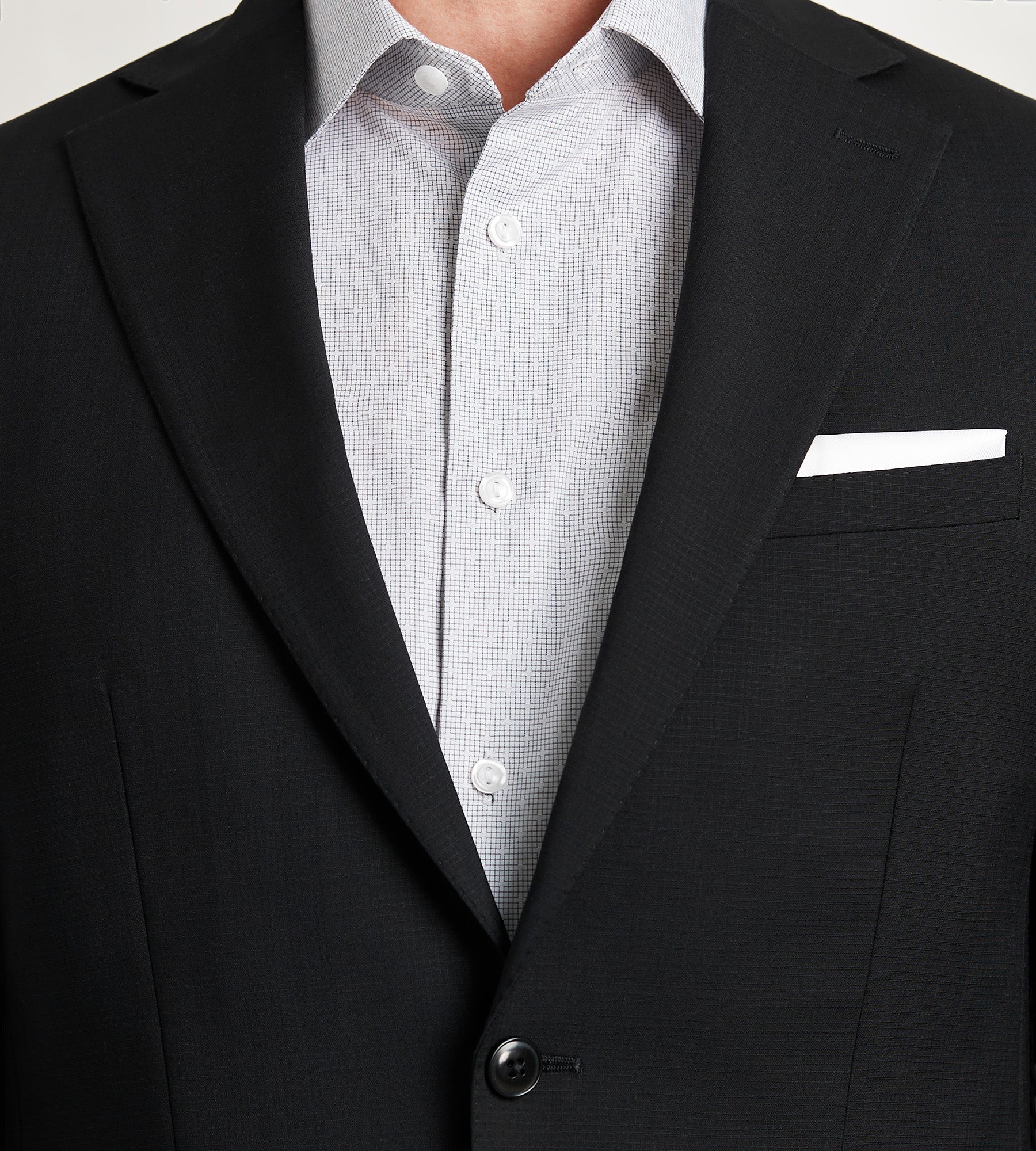Slim Fit Black Neat Suit