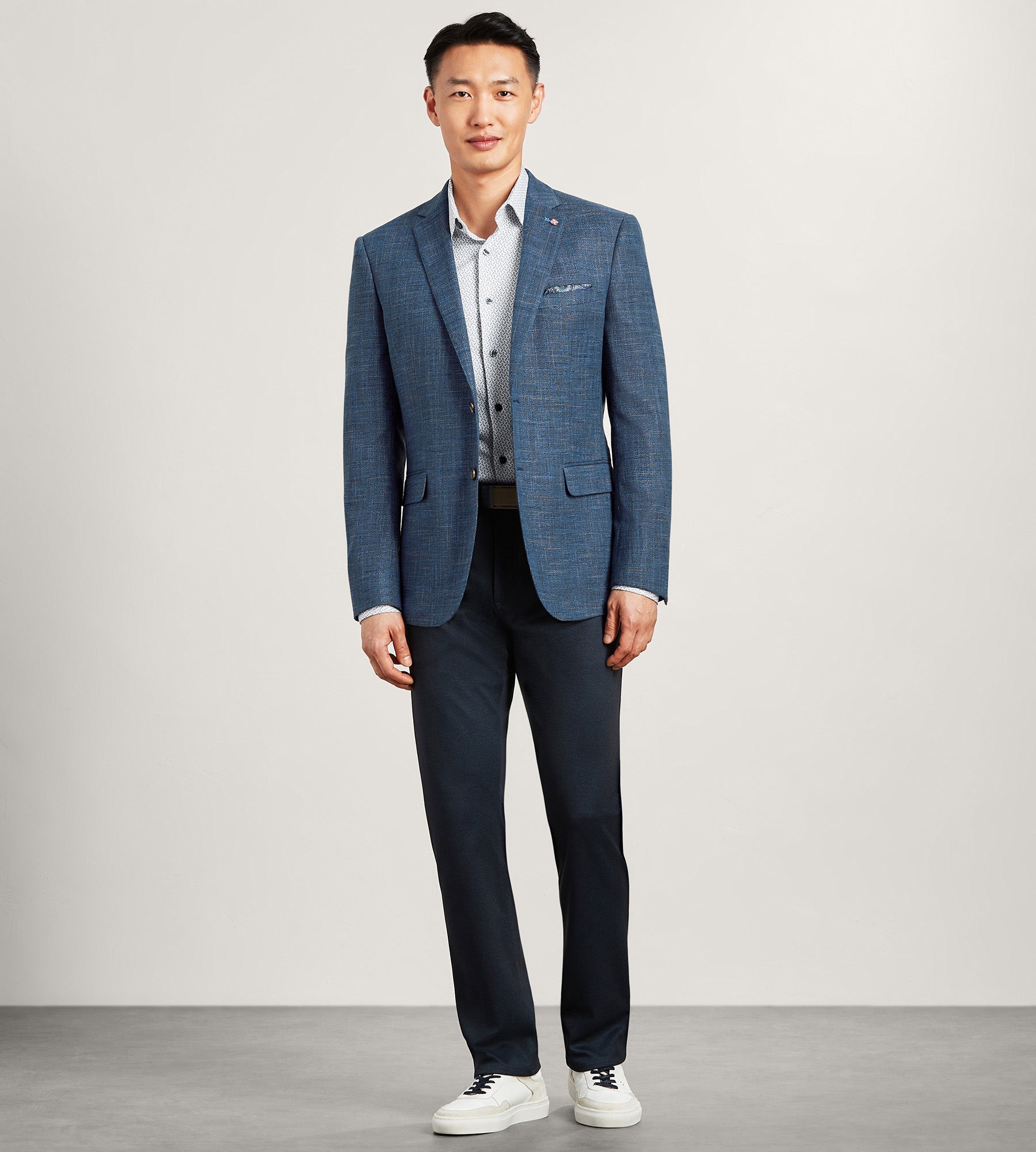 Modern Fit Woven Multi Neat Sport Jacket
