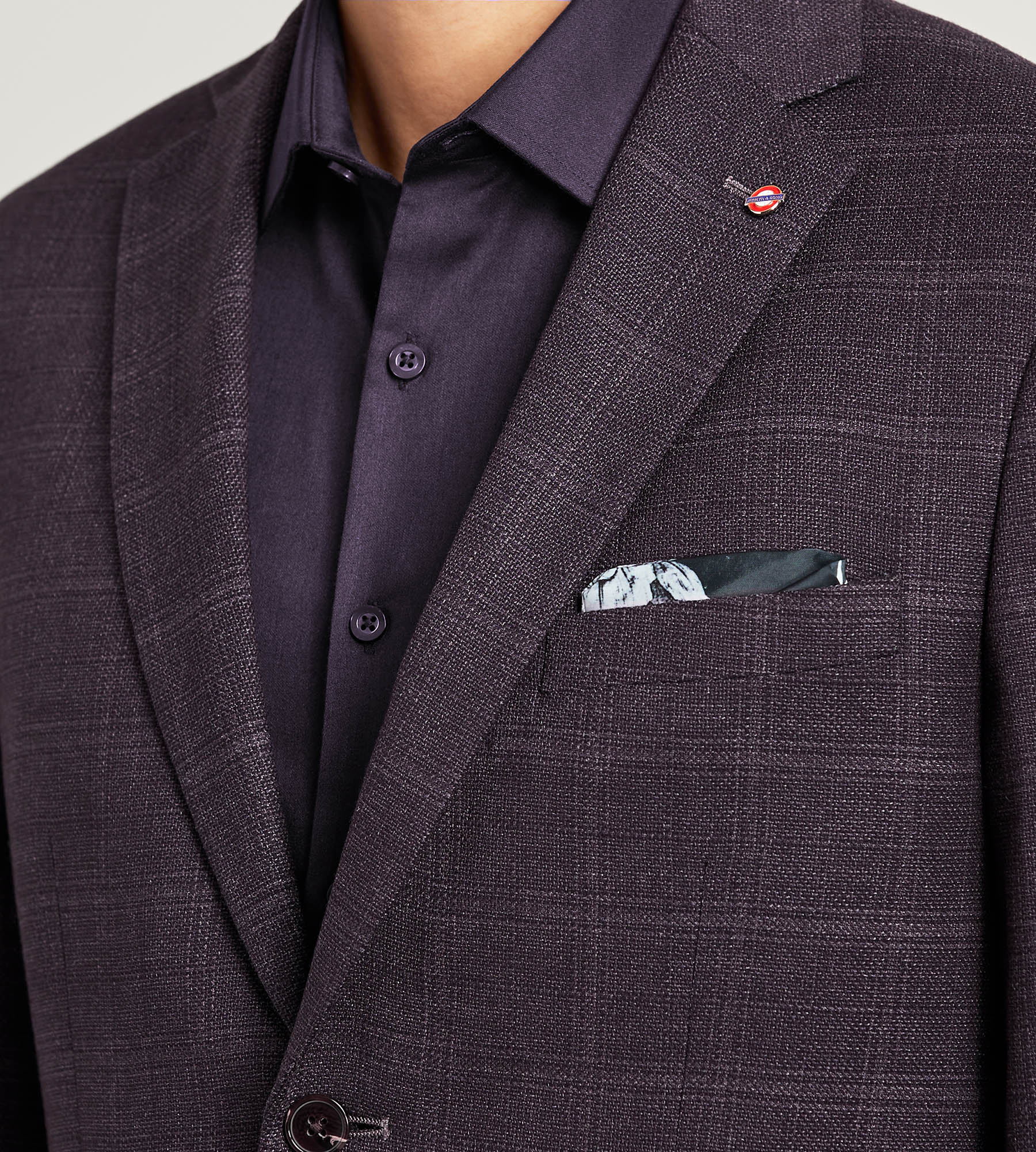 Modern Fit Woven Plaid Sport Jacket