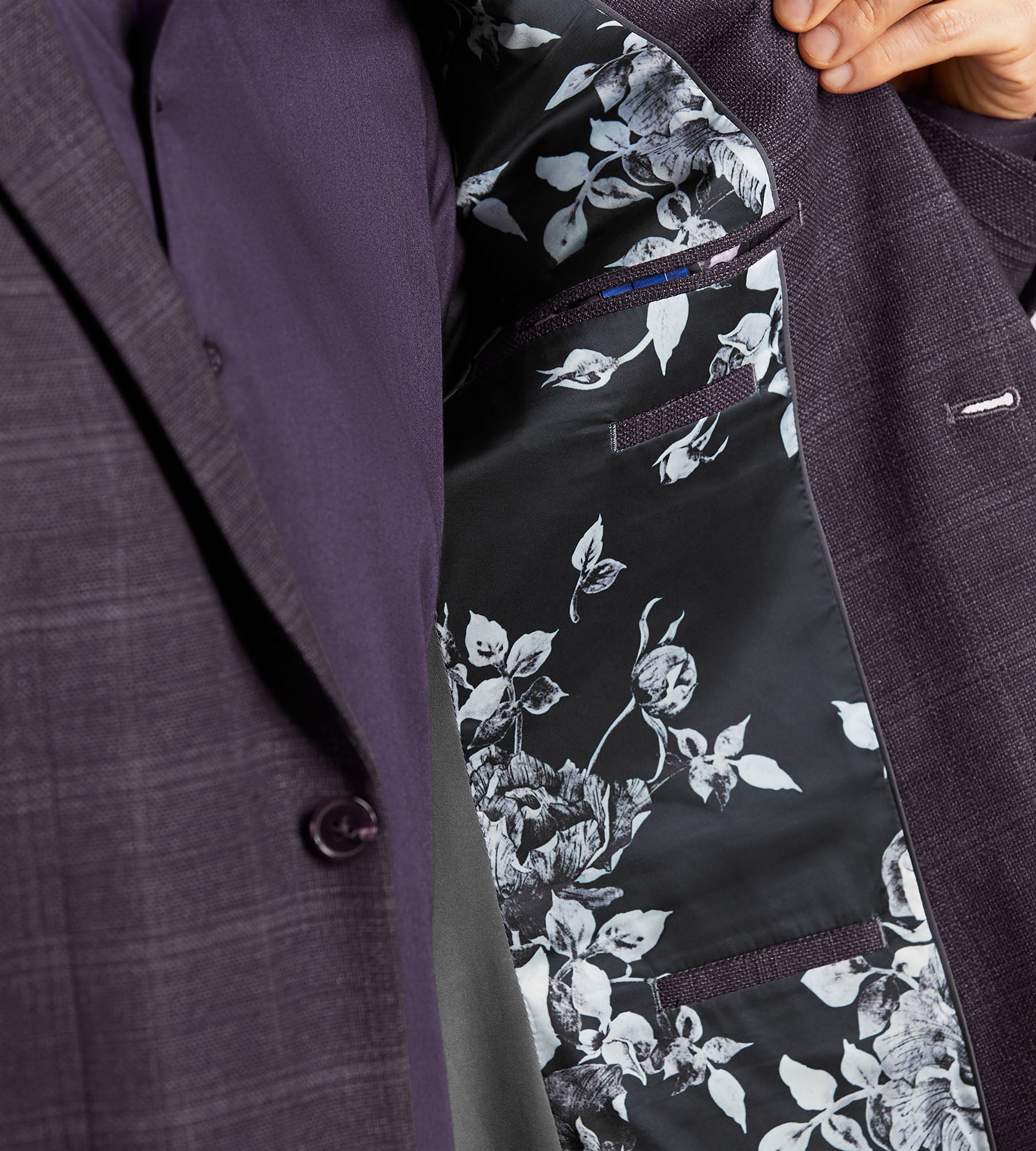 Modern Fit Woven Plaid Sport Jacket