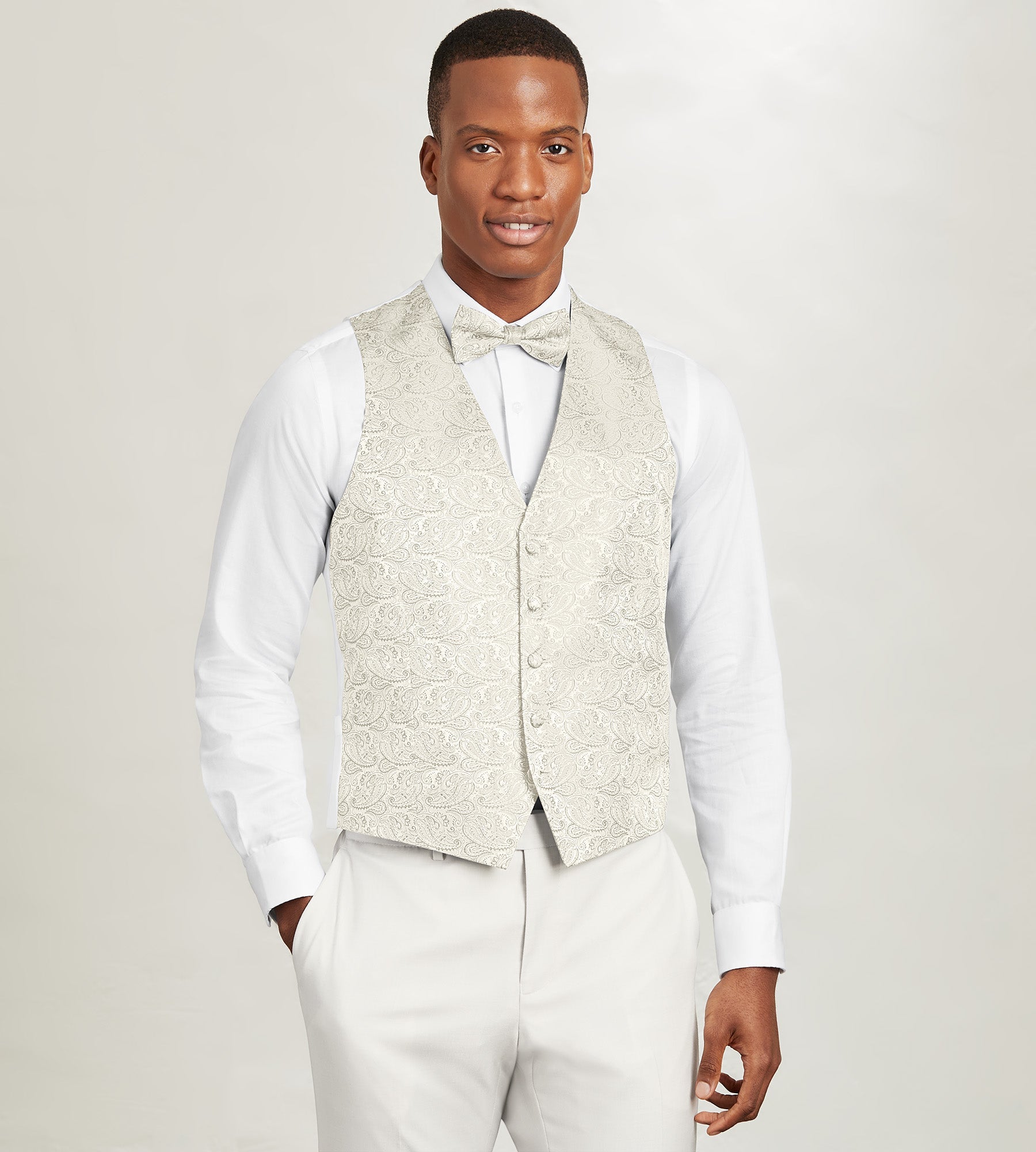 Paisley Tonal Suit Vest