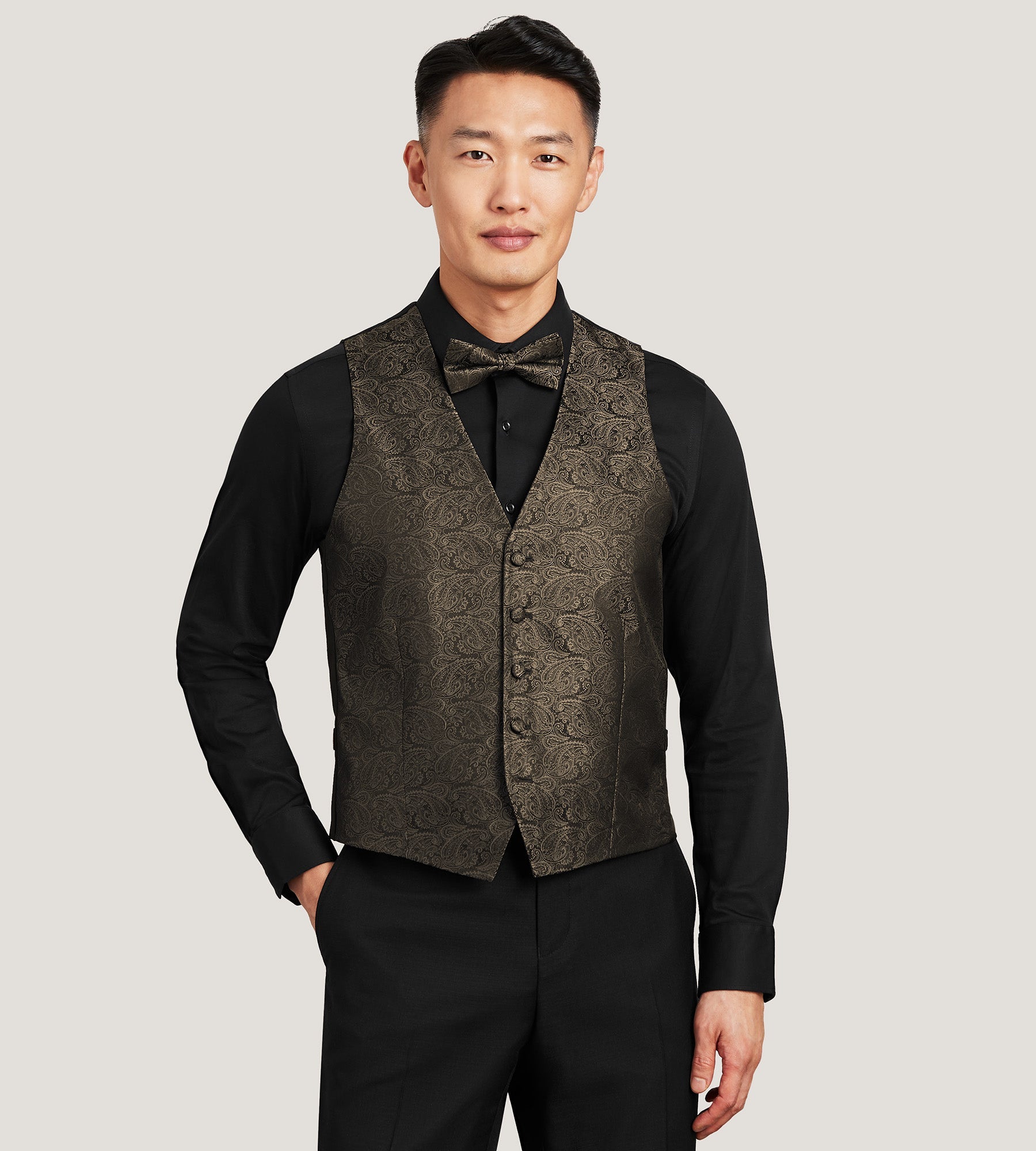 Paisley Tonal Suit Vest