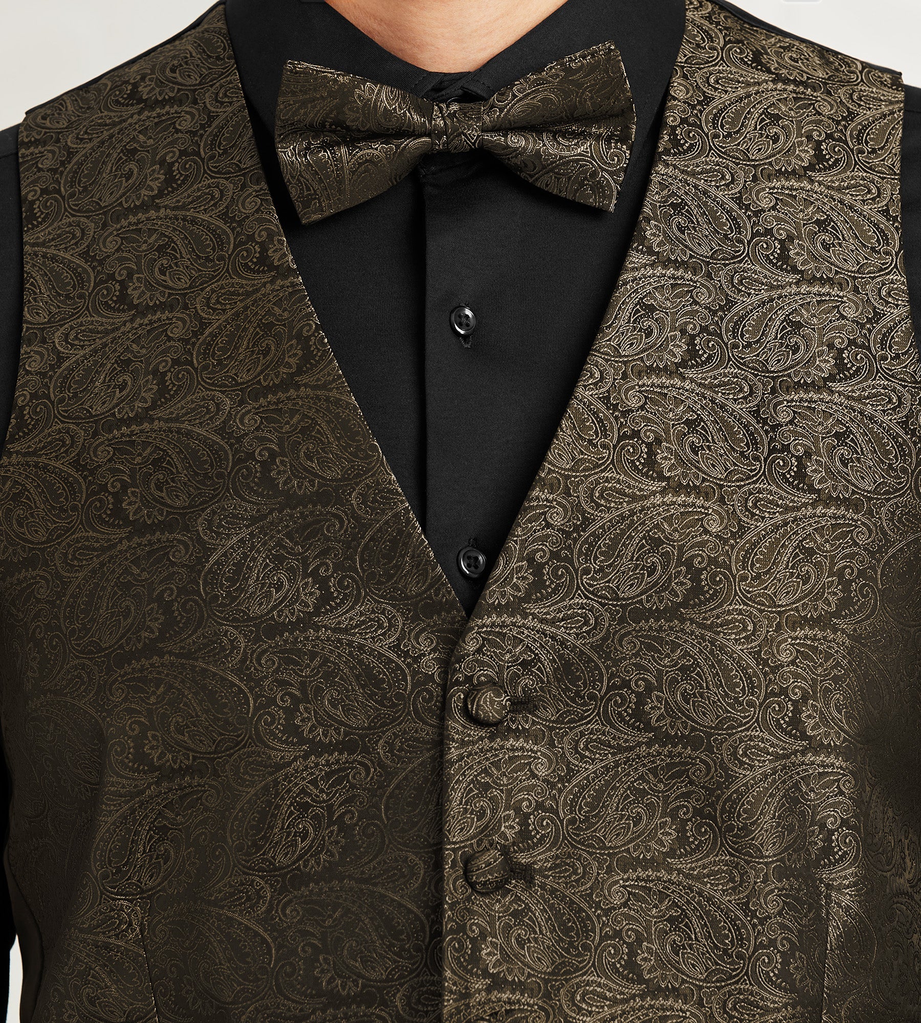 Paisley Tonal Suit Vest