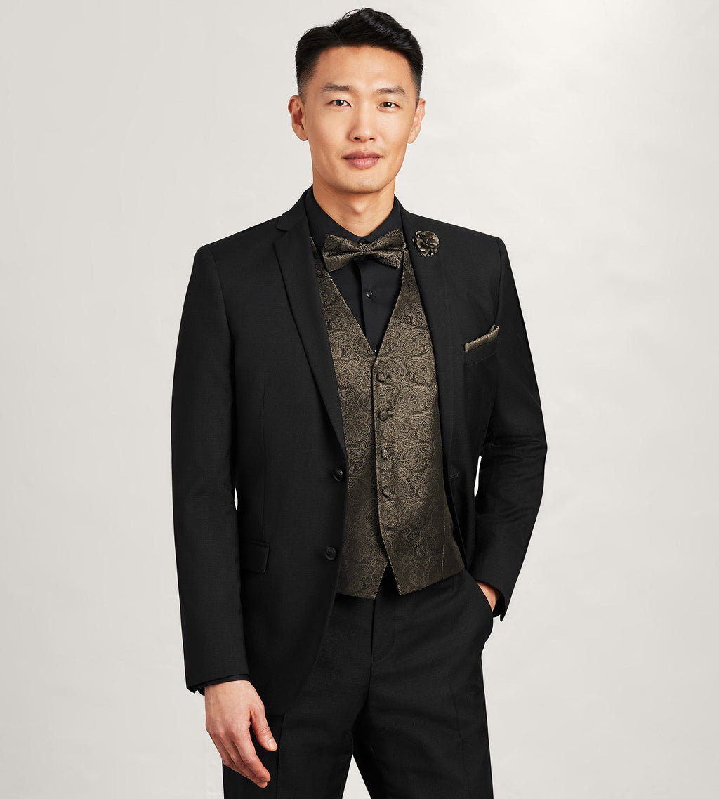 Paisley Tonal Suit Vest