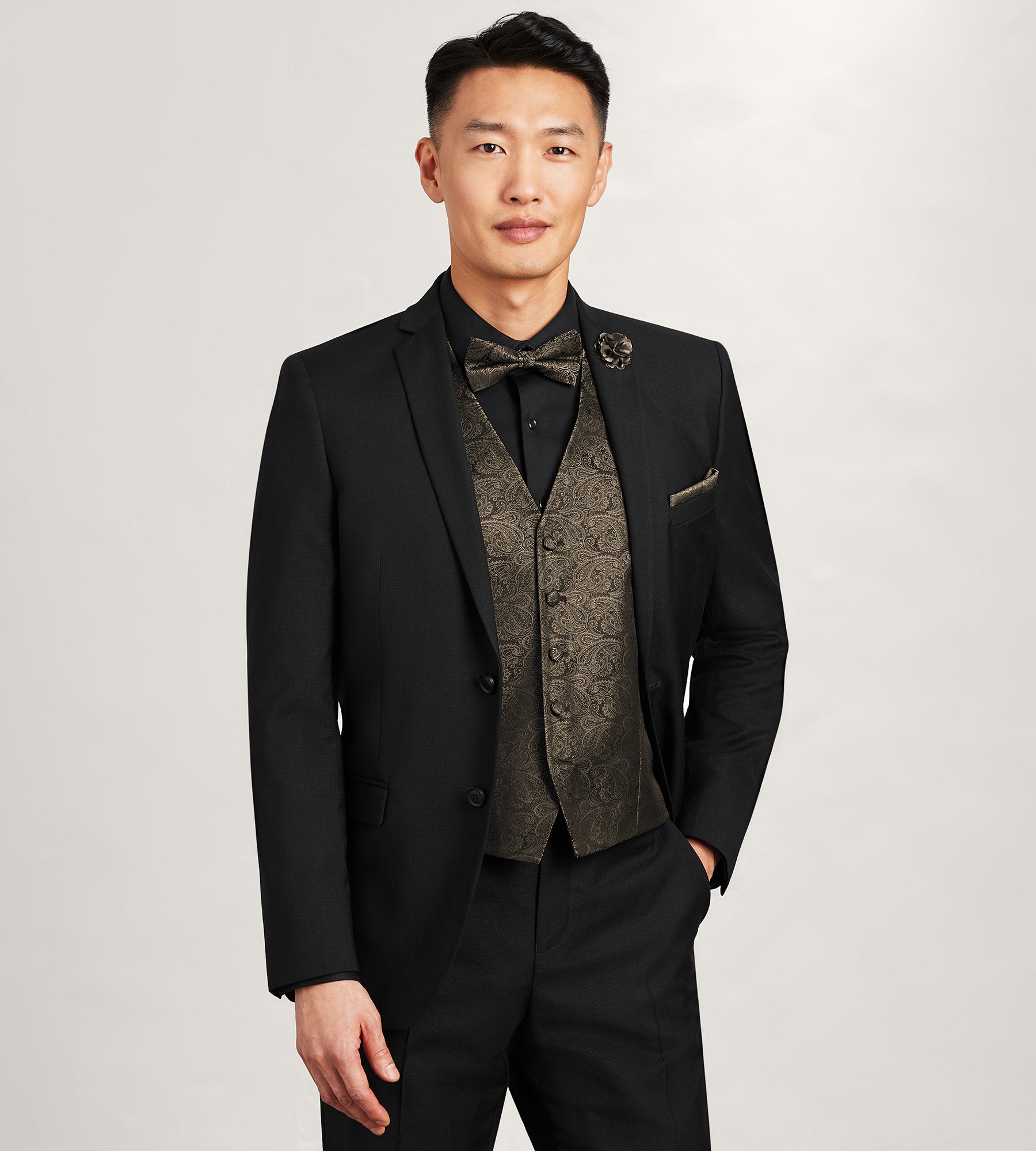Paisley Tonal Suit Vest