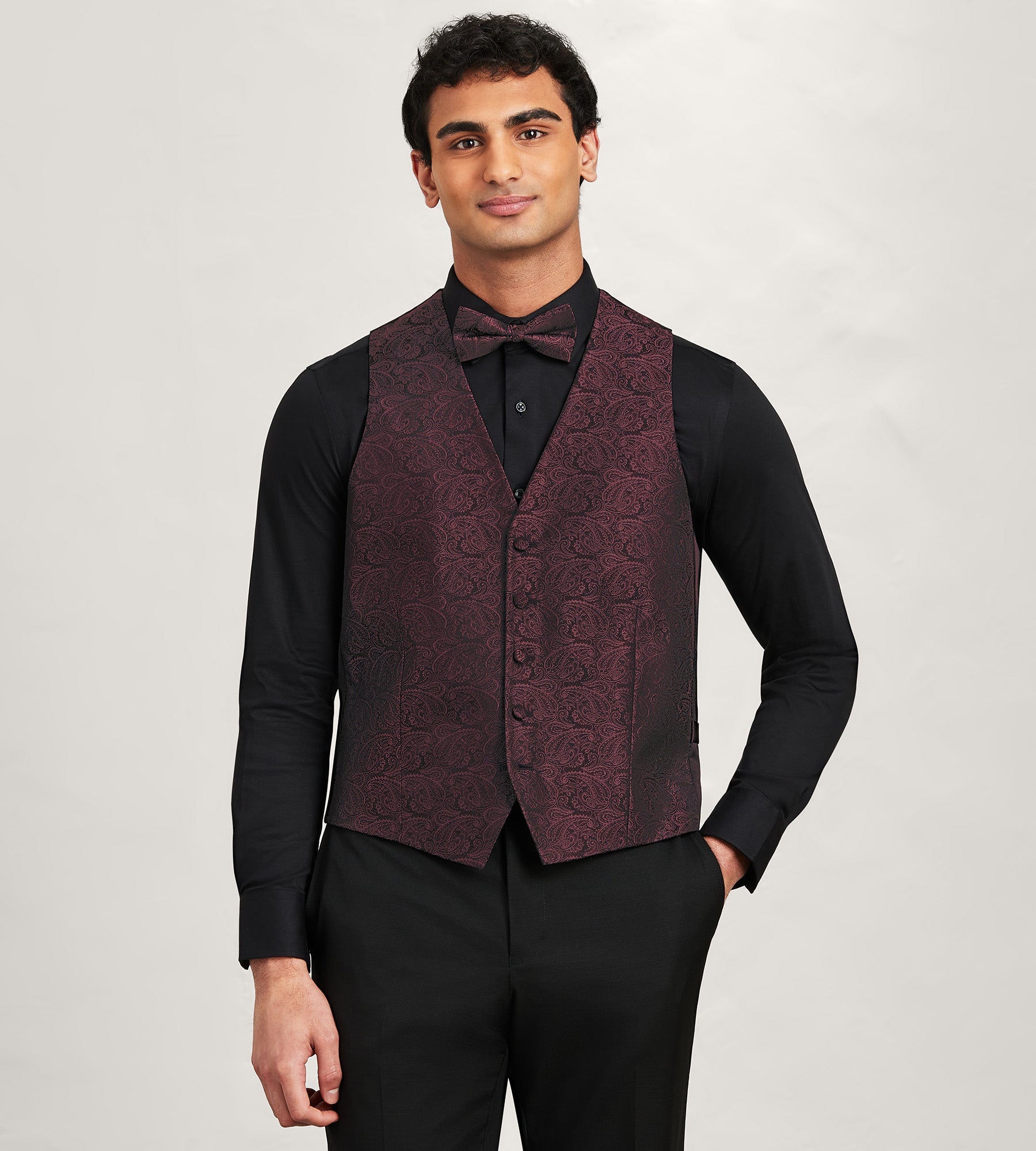 Paisley Tonal Suit Vest