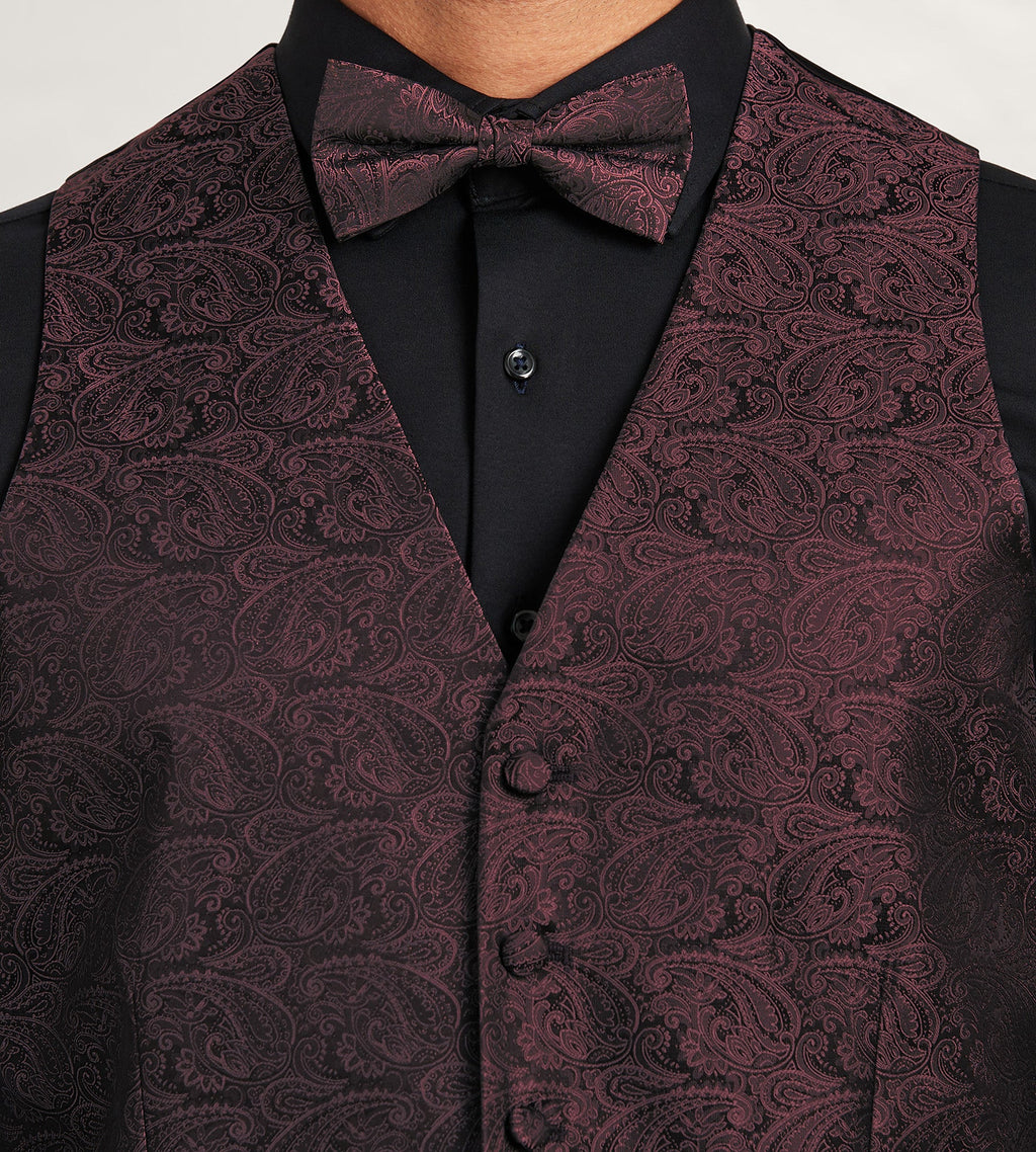 Paisley Tonal Suit Vest