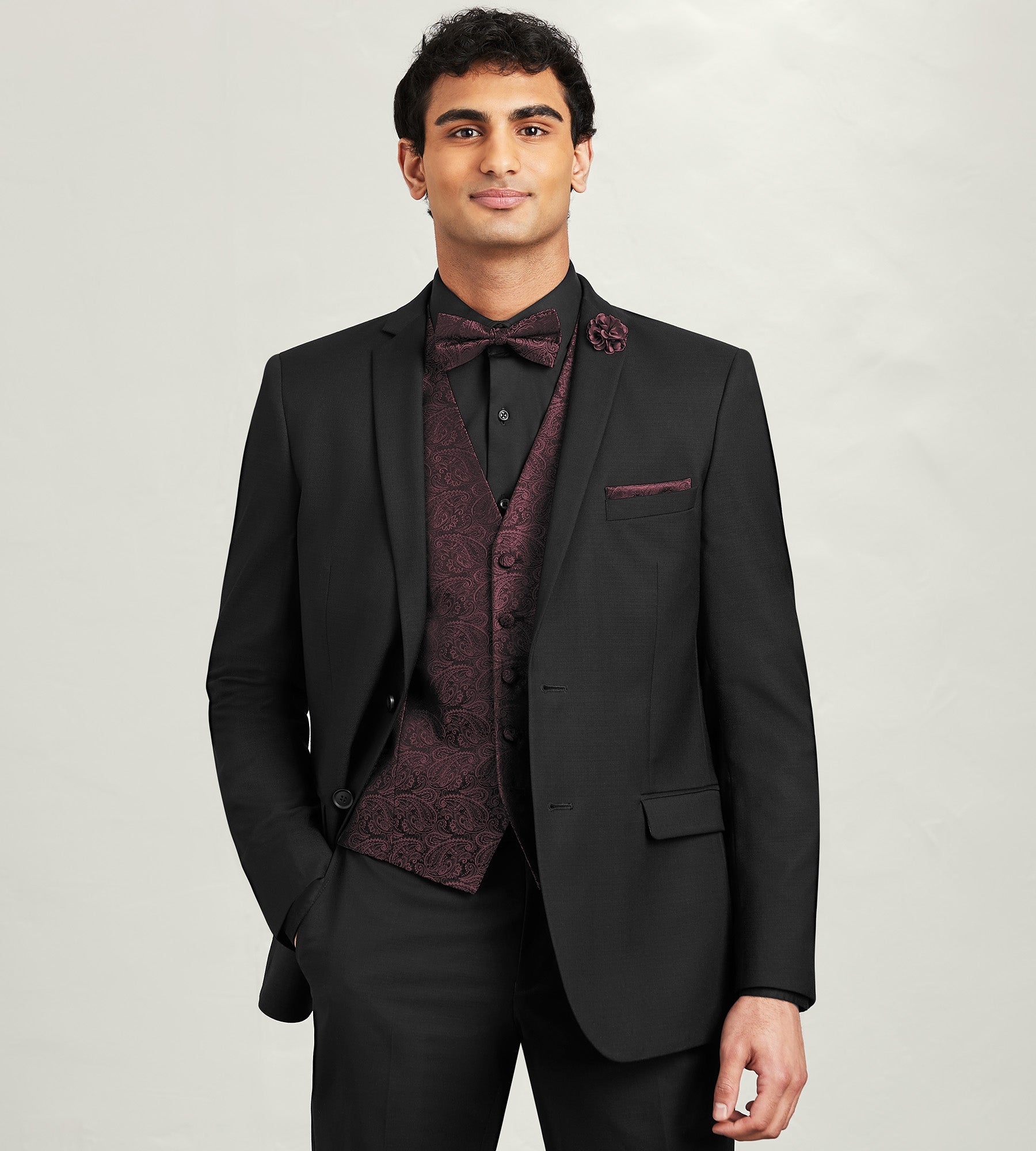 Paisley Tonal Suit Vest