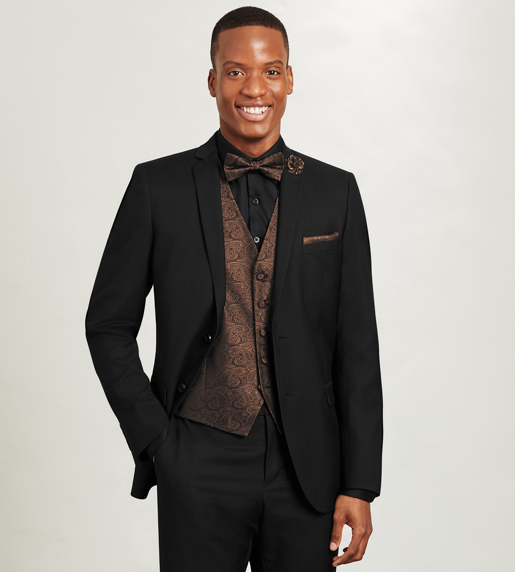 Paisley Tonal Suit Vest