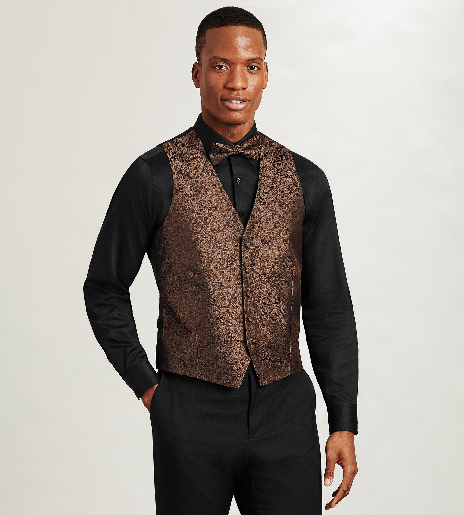 Paisley Tonal Suit Vest