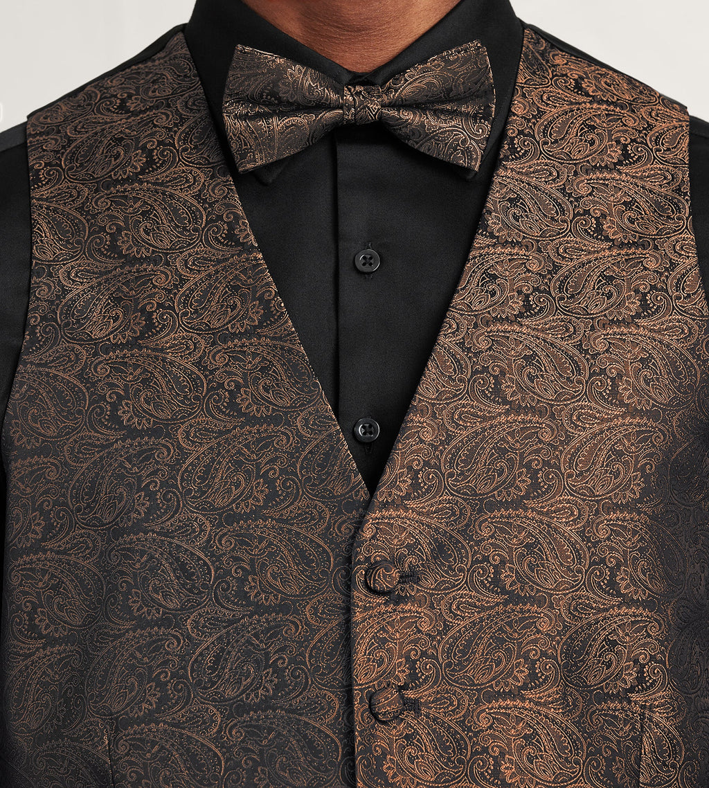 Paisley Tonal Suit Vest