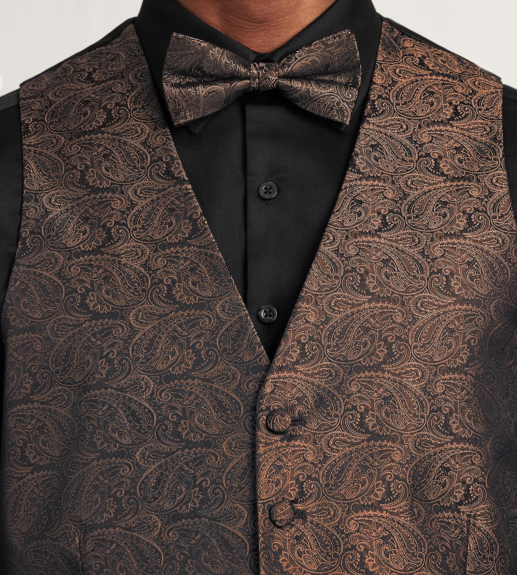 Paisley Tonal Suit Vest