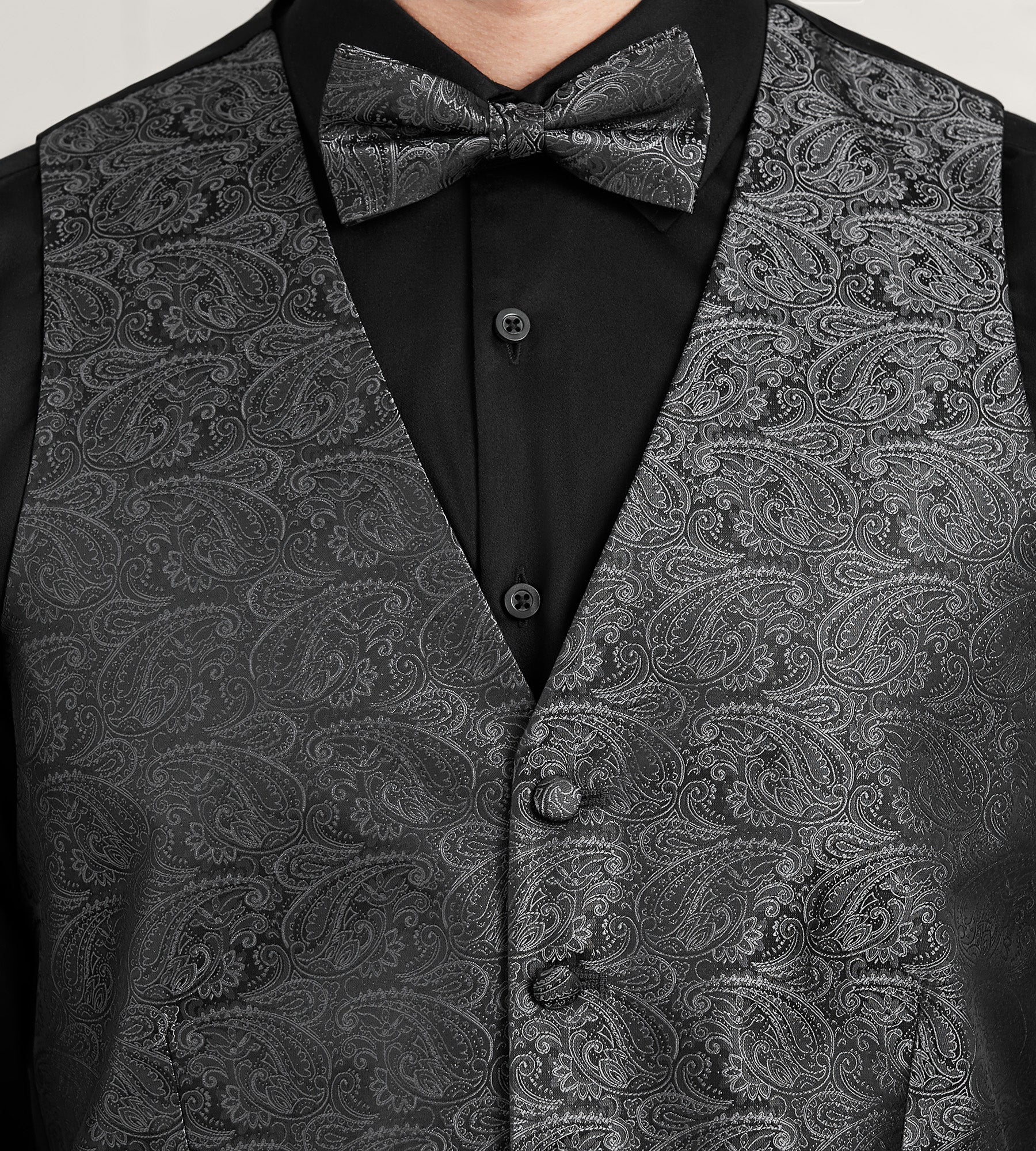 Paisley Tonal Suit Vest