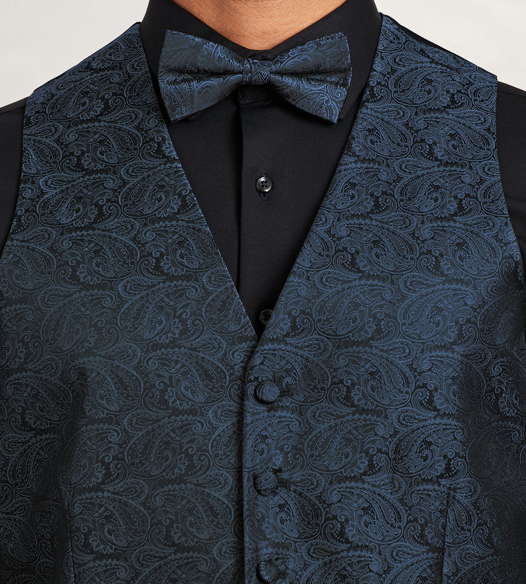 Paisley Tonal Suit Vest