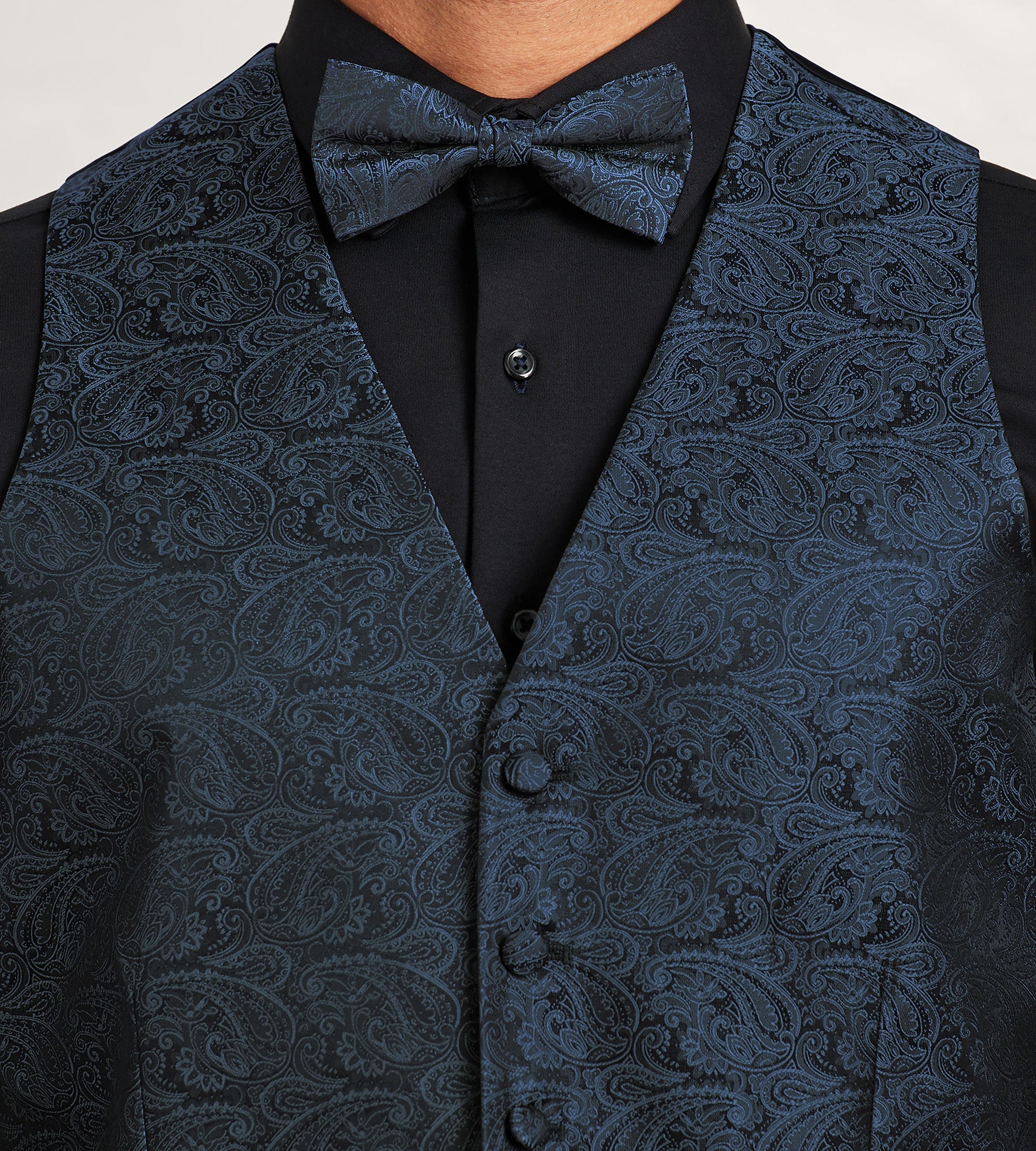 Paisley Tonal Suit Vest
