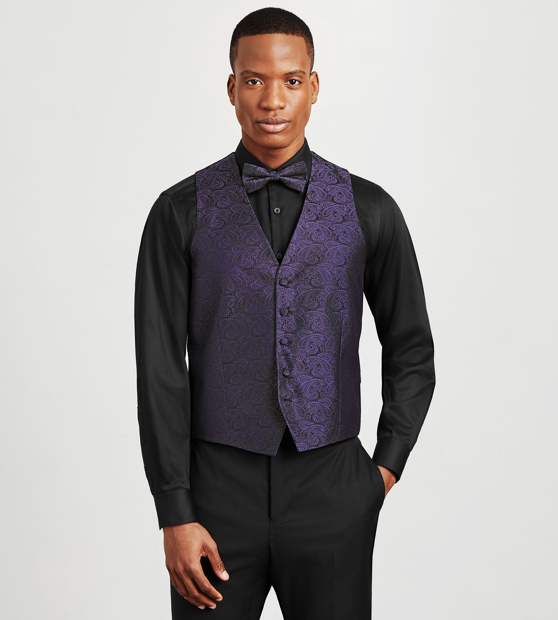 Paisley Tonal Suit Vest