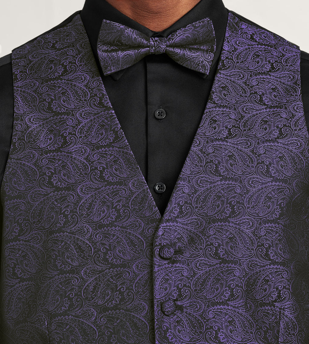 Paisley Tonal Suit Vest
