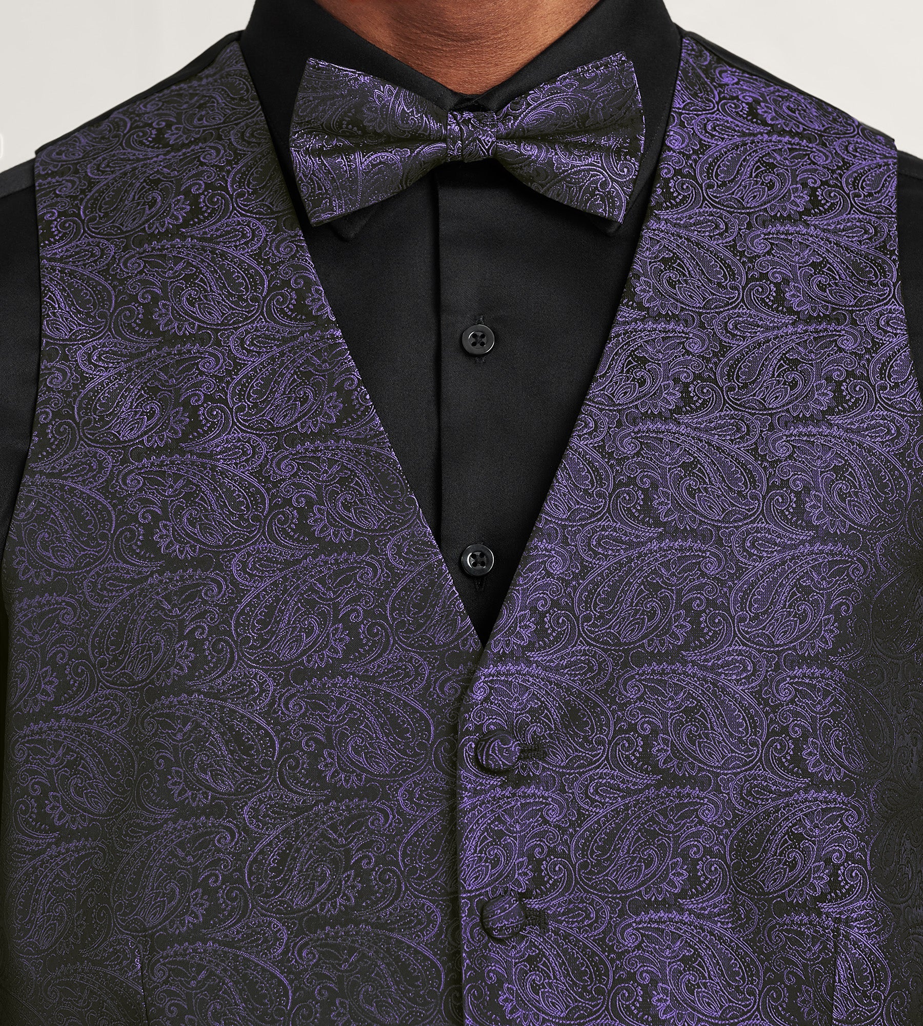Paisley Tonal Suit Vest