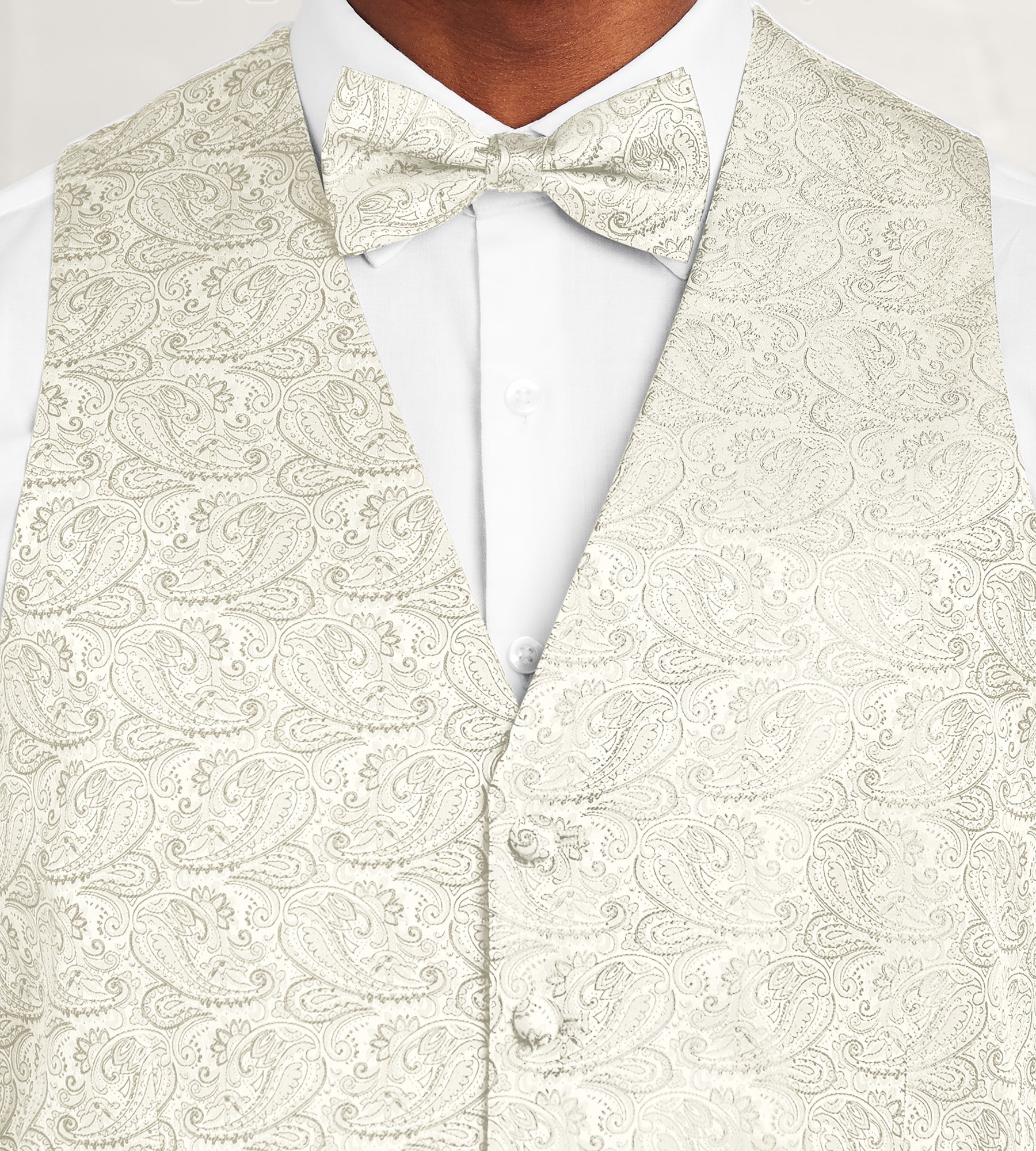 Paisley Tonal Suit Vest