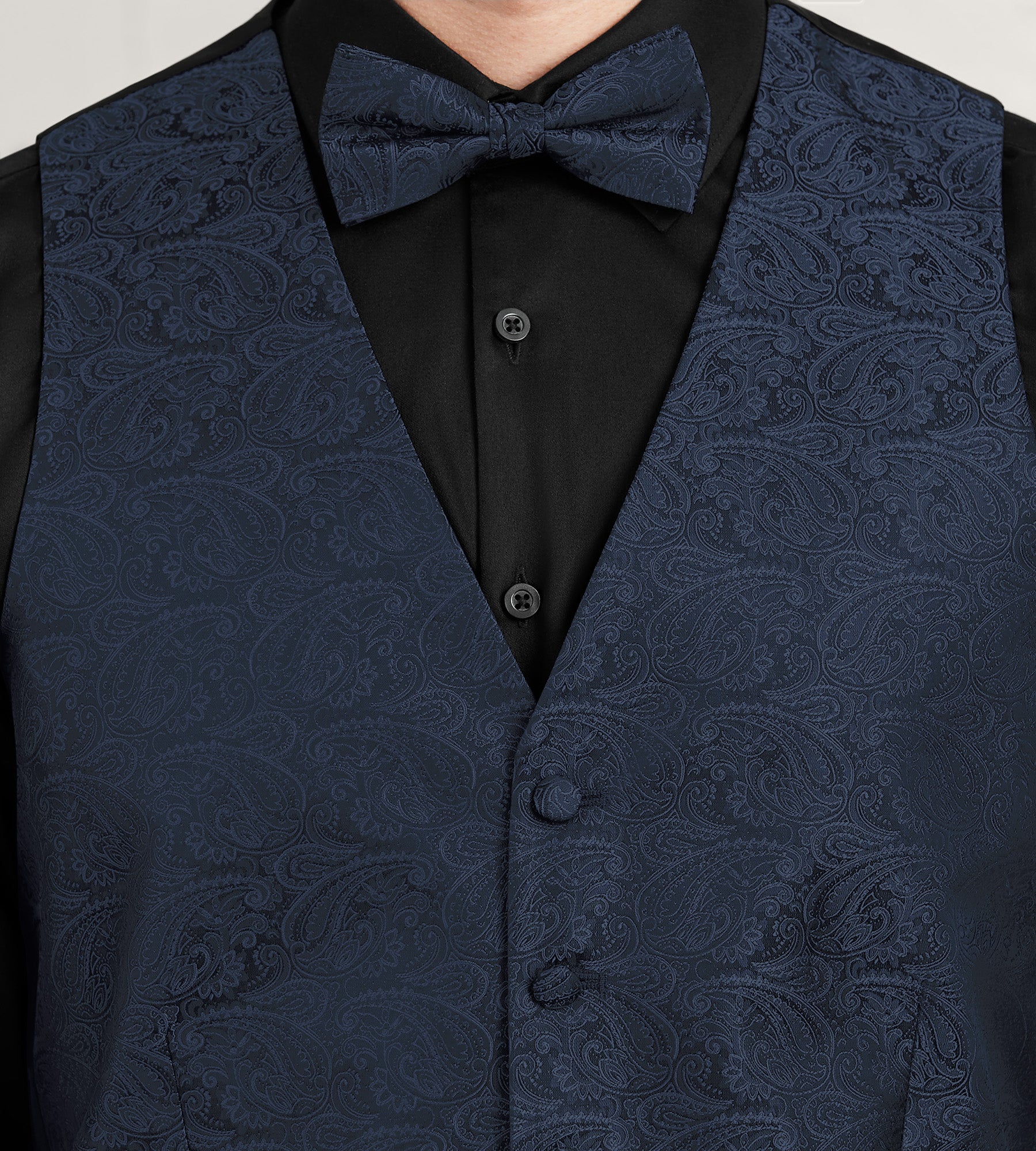 Paisley Tonal Suit Vest